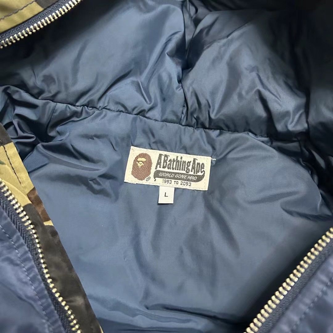 Bape COLOR CAMO SHARK DOWN JACKET Size US L / EU 52-54 / 3 - 7 Thumbnail