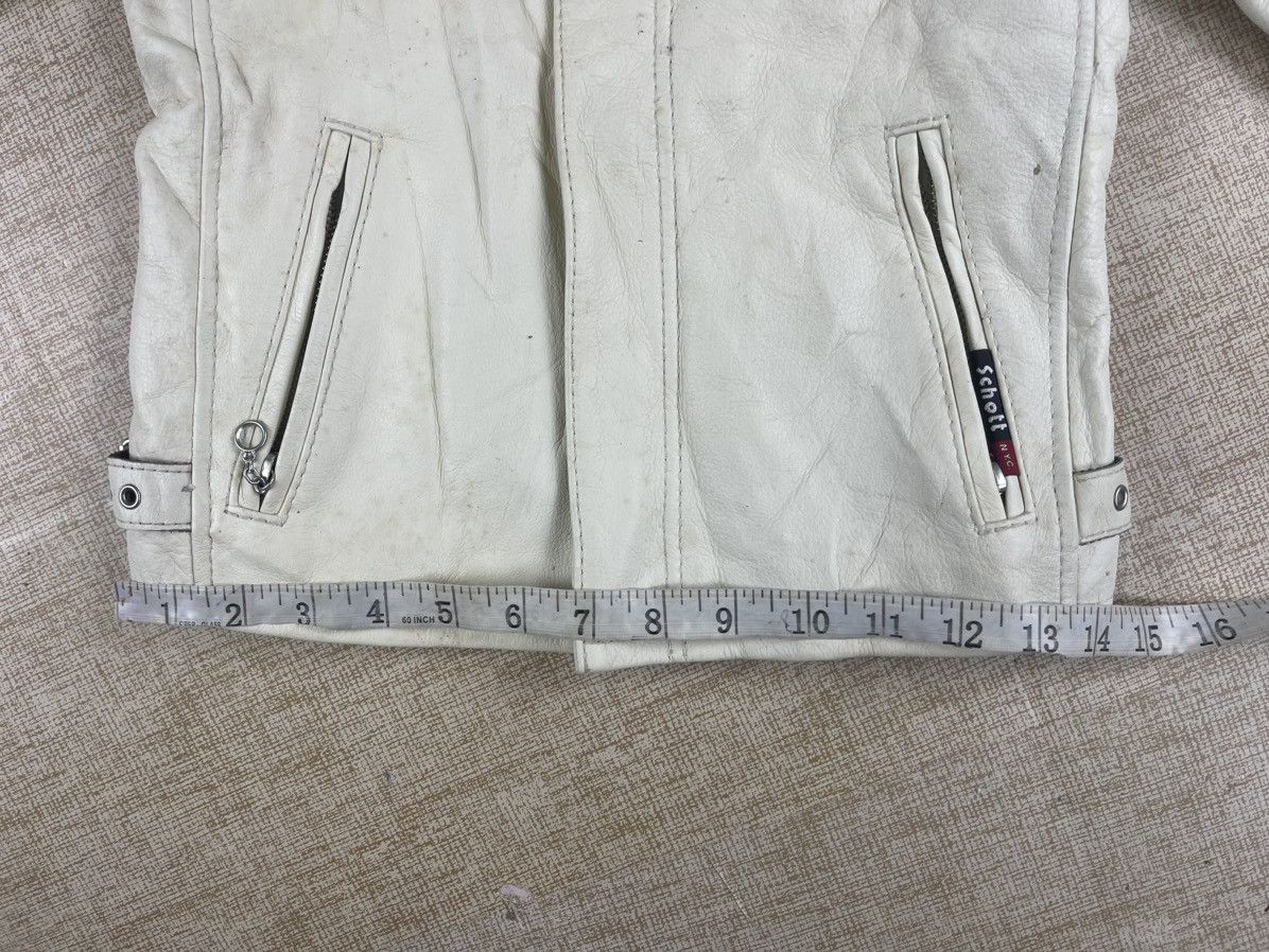 Schott × Vintage VINTAGE SCHOTT NYC Rider Leather Jacket For Kids Size US XXS / EU 40 - 19 Thumbnail