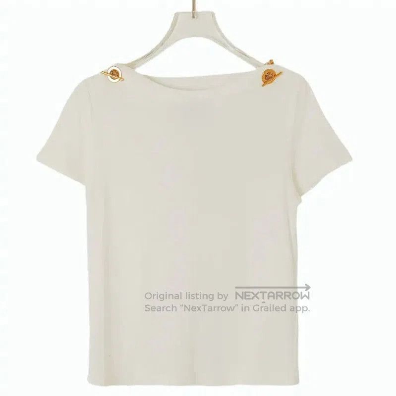 Louis Vuitton Louis Vuitton Women's XS White Cotton T. Size XS / US 0-2 / IT 36-38 - 1 Thumbnail