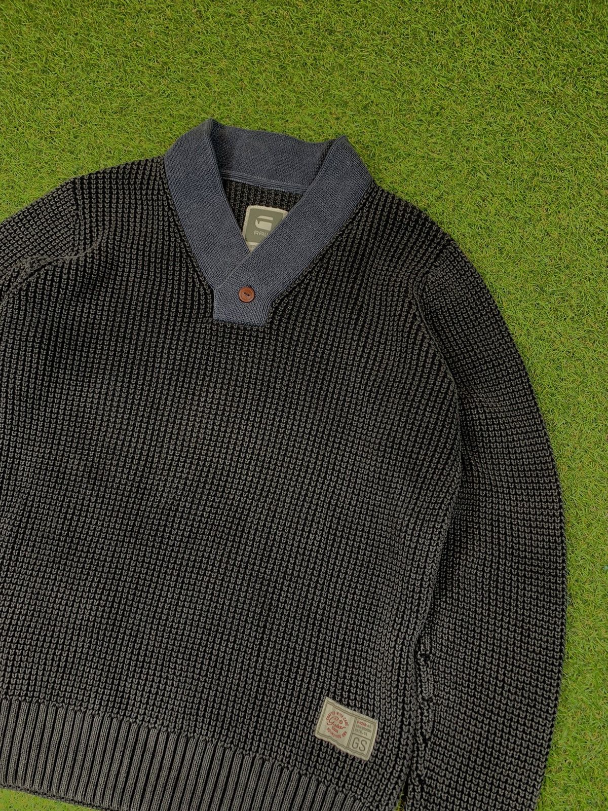 G-Star Vintage G Star Raw sweater streetwear style size XL Size US XL / EU 56 / 4 - 2 Thumbnail