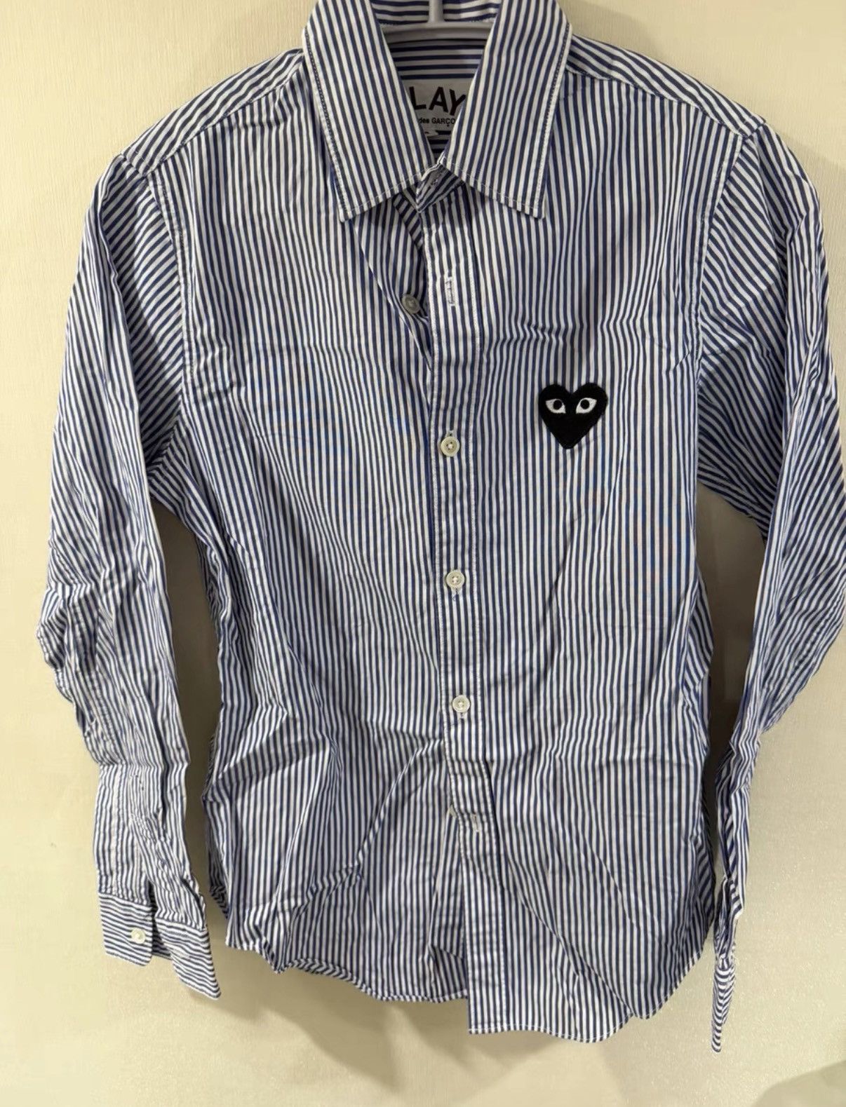 Comme des Garcons Comme des Garçons (CDG) Striped Long Sleeve Shirt Size S / US 4 / IT 40 - 1 Thumbnail