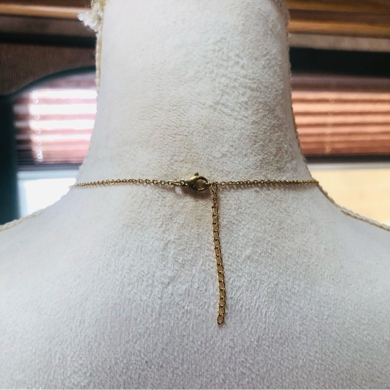 Vintage Vintage repurpose gold open filigree fringe pendant necklace Size ONE SIZE - 7 Thumbnail
