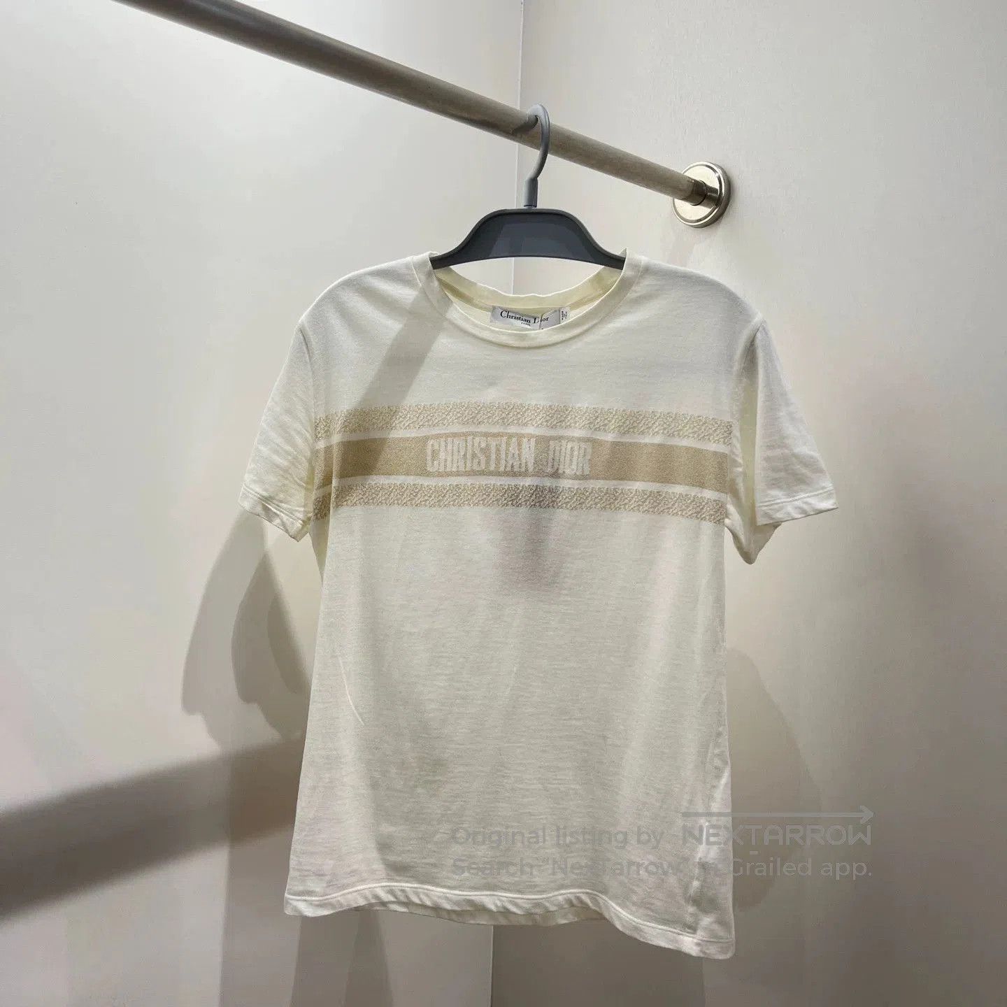 Dior dior tem417 striped print short sleeve tee. Size US XS / EU 42 / 0 - 1 Thumbnail