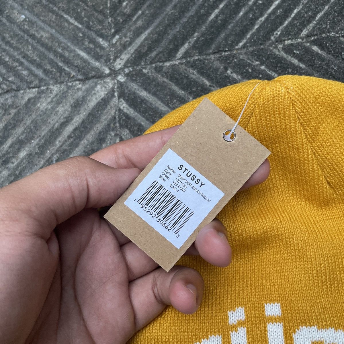 Stussy STUSSY SPORT BEANIE YELLOW OSFA Size ONE SIZE - 3 Thumbnail