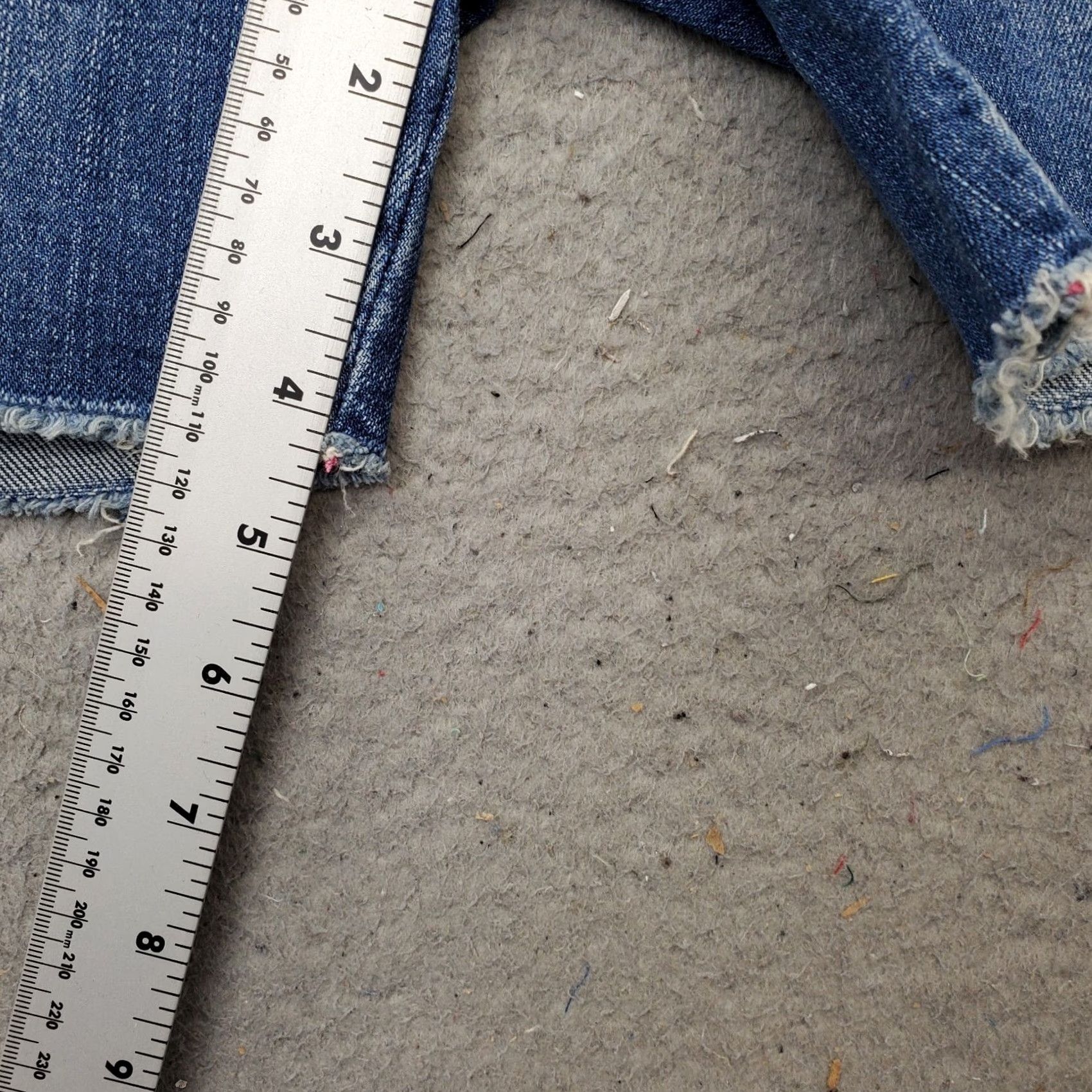 Billabong Billabong Jeans Bermuda Short Women's 1 Blue Denim Distressed Frayed Hem 5-Pocket Denim Cotton Shirt Woman Pink? Size 25" / US 0 / IT 36 - 4 Thumbnail