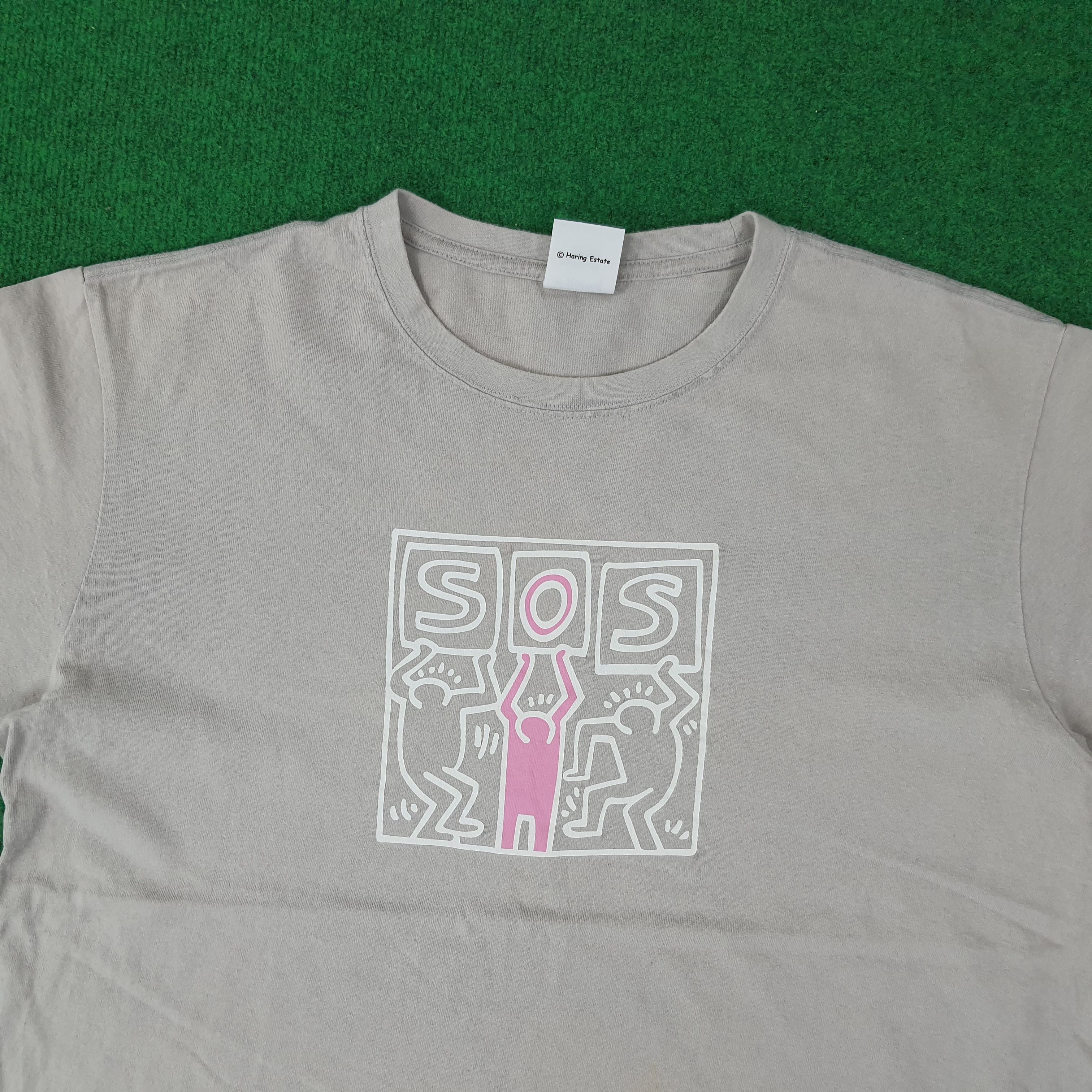 Keith Haring Vintage Keith Haring Streetwear Skateboards Tshirt C223N77 Size US L / EU 52-54 / 3 - 2 Thumbnail