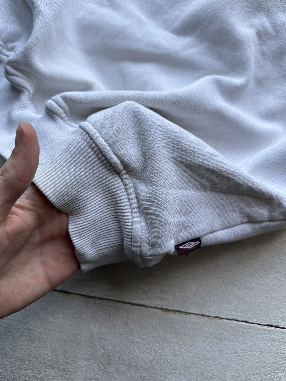 Umbro × Vintage 🚨90s UMBRO Big Logo WHITE Oversized Sweatshirt y2k rare Size US M / EU 48-50 / 2 - 6 Thumbnail