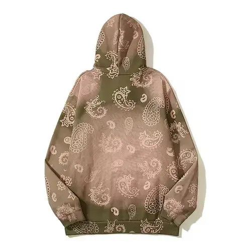 Japanese Brand Faded Green Paisley Vintage Design Hoodies Size US M / EU 48-50 / 2 - 3 Thumbnail