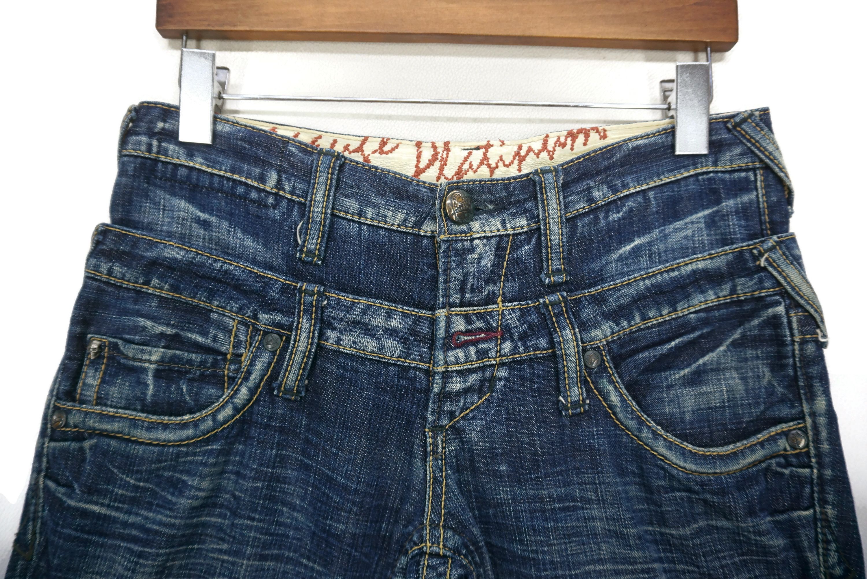 Japanese Brand Antgauge Platinum Bootcut Flare Double Waist Jeans Size US 31 - 3 Thumbnail
