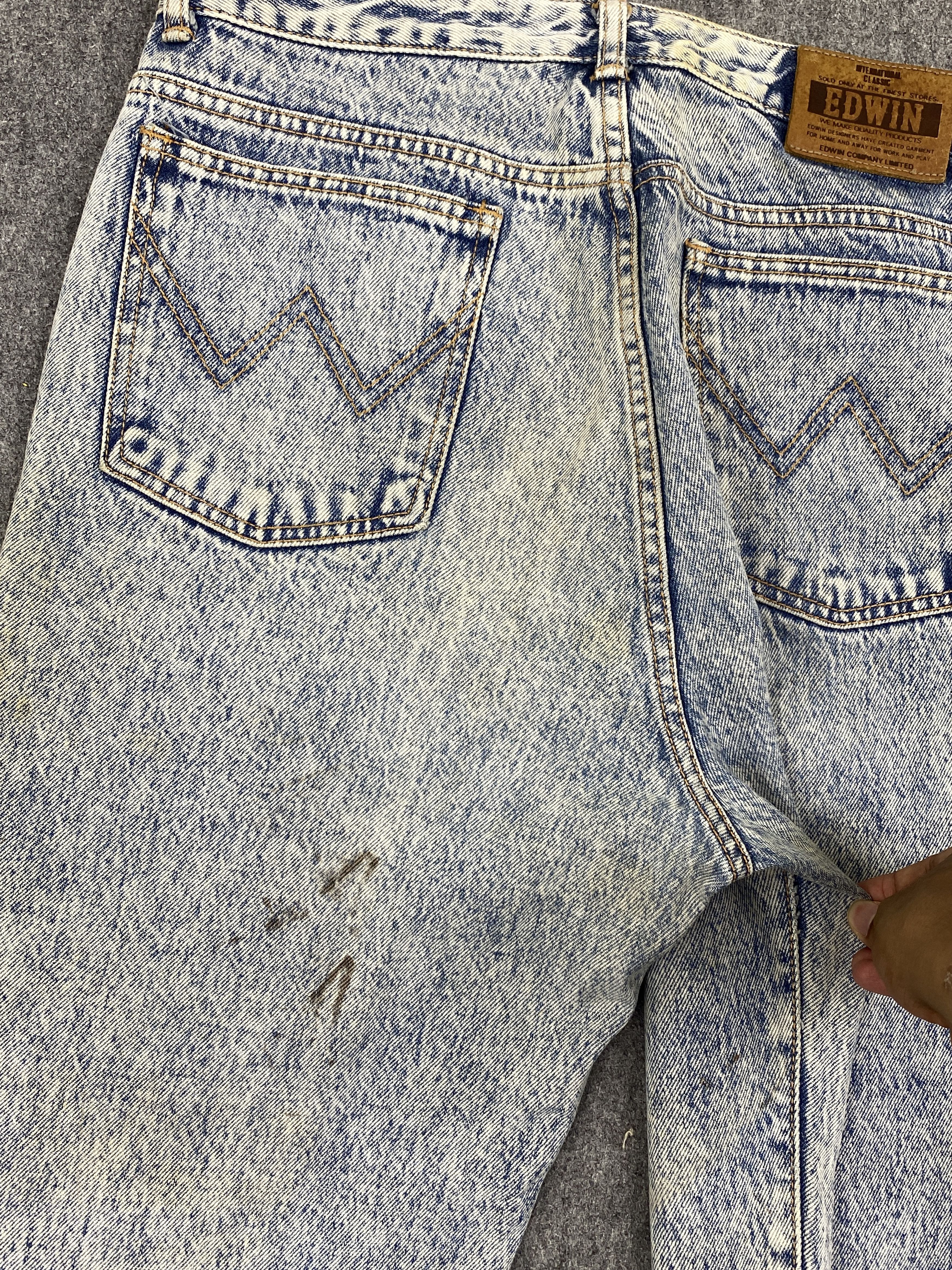 Edwin Vintage Edwin Acid Washed Jeans DP2821 Size US 32 / EU 48 - 18 Thumbnail