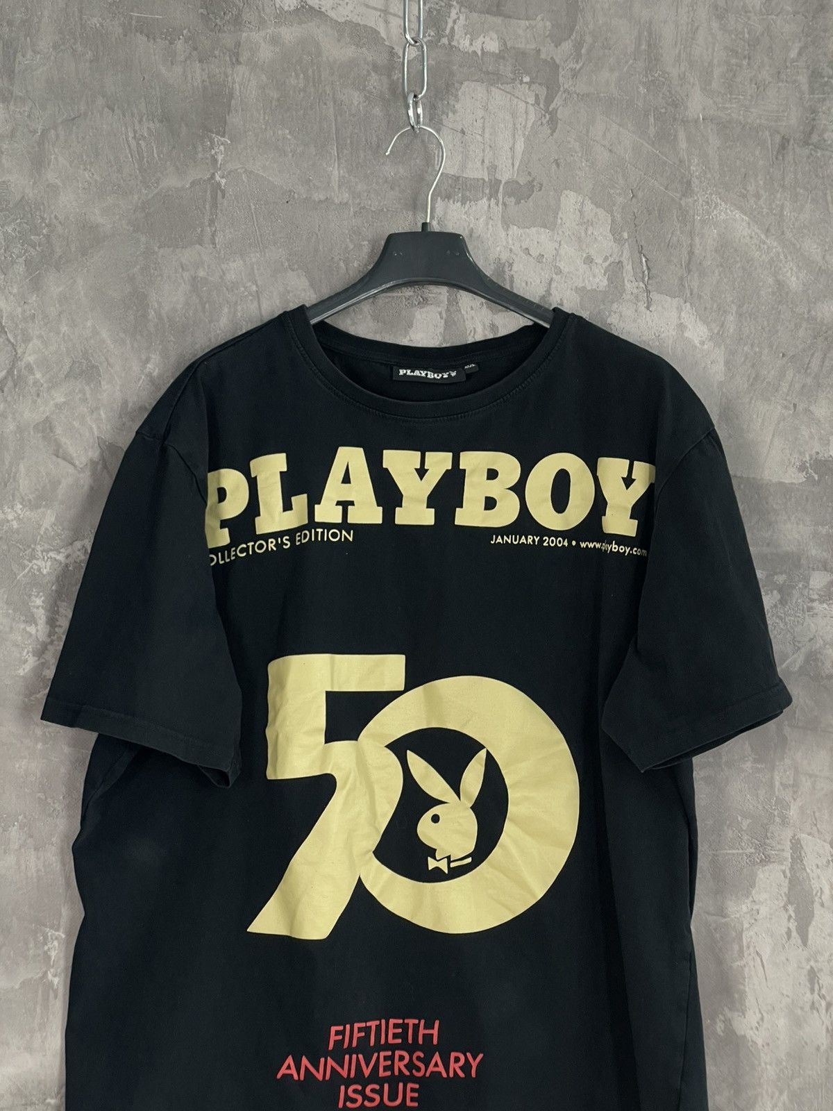 Designer × Playboy × Vintage Y2K Glamour Playboy Magazine Promo T shirt Size US XXL / EU 58 / 5 - 2 Thumbnail