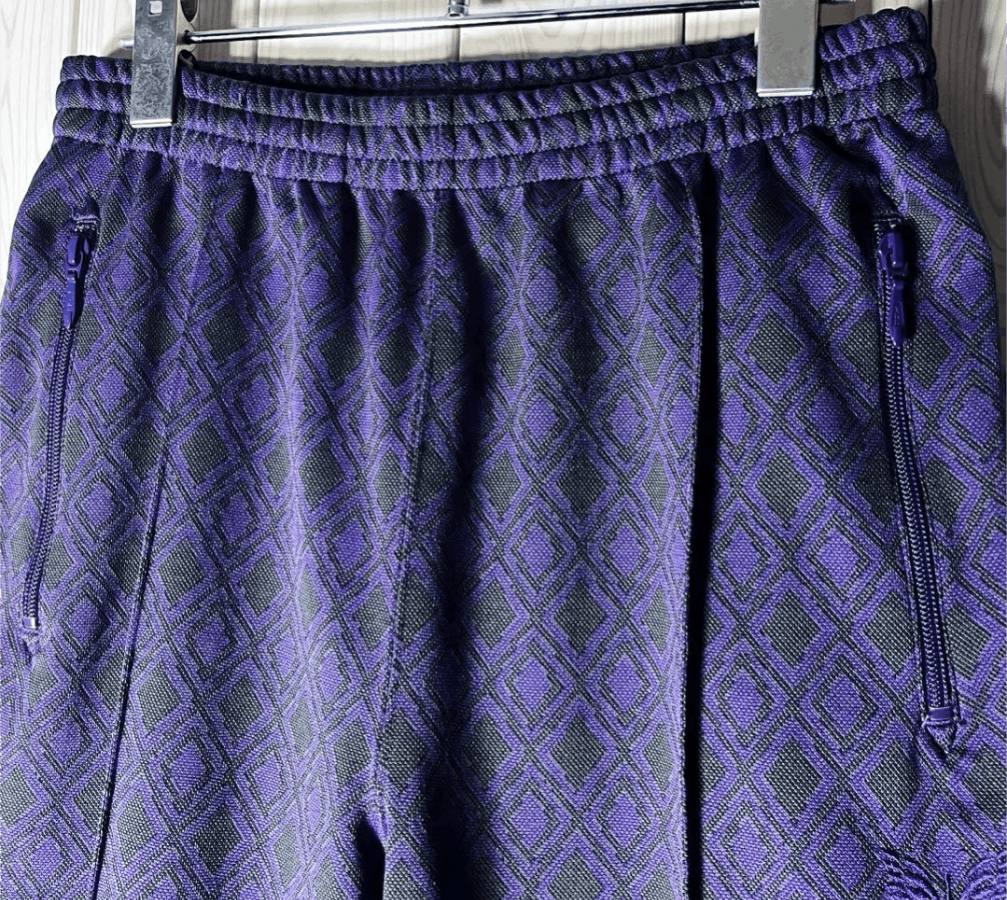 Needles Needles Embroidered Papillon All Over Diamond Track Pants Size US 32 / EU 48 - 5 Thumbnail
