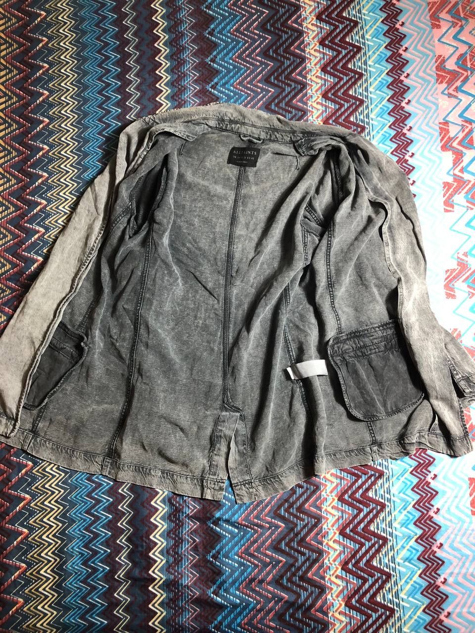 Allsaints × Vintage Vintage Avant Garde Allsaints Nylon Bomber Jacket Size US M / EU 48-50 / 2 - 9 Thumbnail