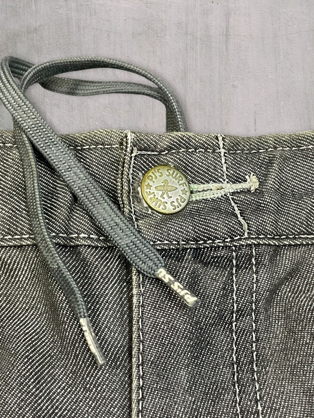 JNCO Vintage Y2K PJ’s Surf Carpenter Cargo Denim Baggy Jorts Size US 32 / EU 48 - 11 Thumbnail