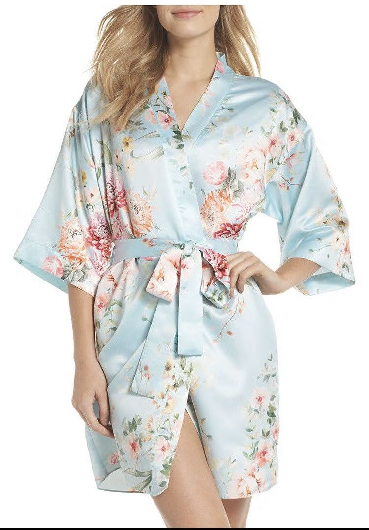 Oscar De La Renta Vintage Oscar de la Renta Garden Party Floral Robe Size XL / US 12-14 / IT 48-50 - 11 Thumbnail