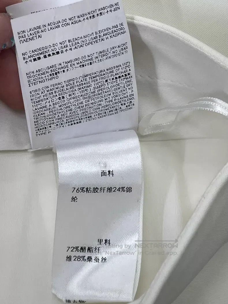 Balenciaga Balenciaga White Tie Waist Long Pants Size US 36 / EU 52 - 7 Thumbnail
