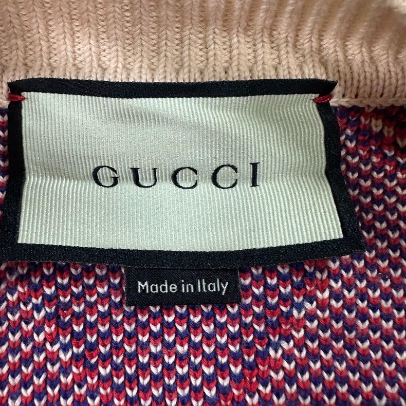 Gucci Gucci V-neck love print long-sleeved knitted cardigan jacke Size US XS / EU 42 / 0 - 3 Thumbnail