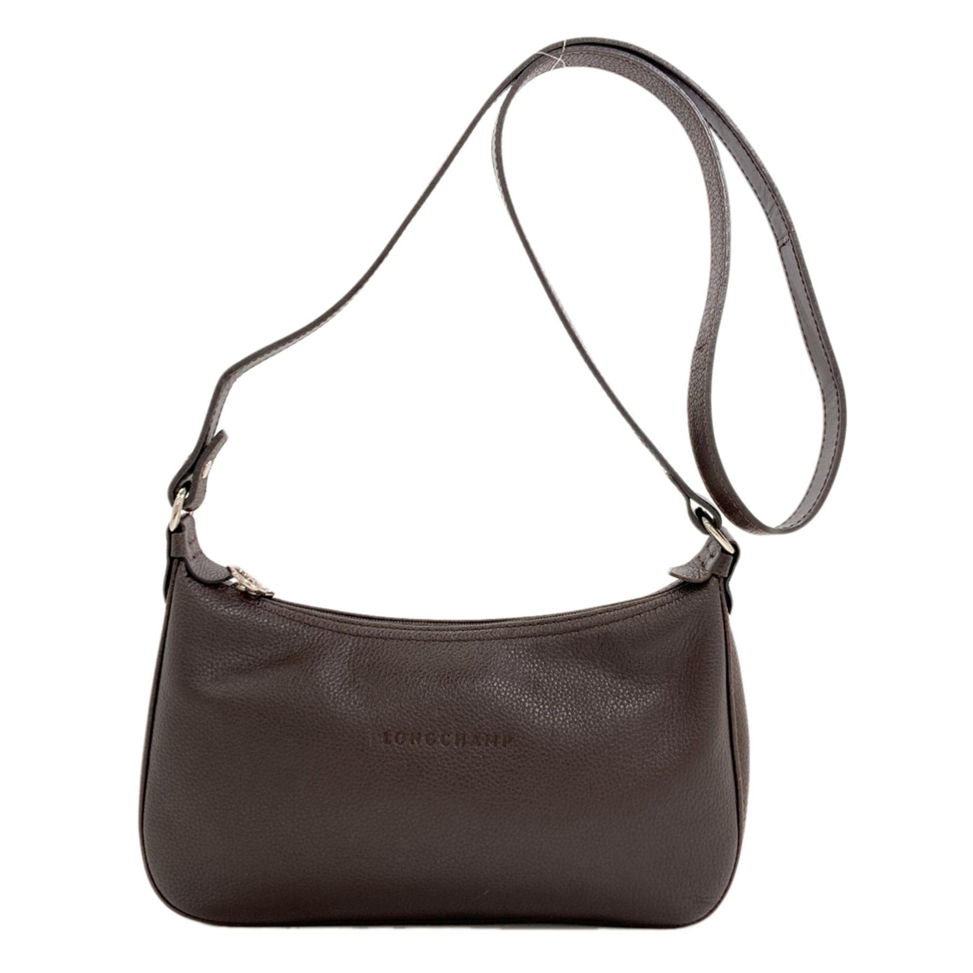 Longchamp Longchamp Logo Shoulder Bag Leather Women's Size ONE SIZE - 1 Thumbnail