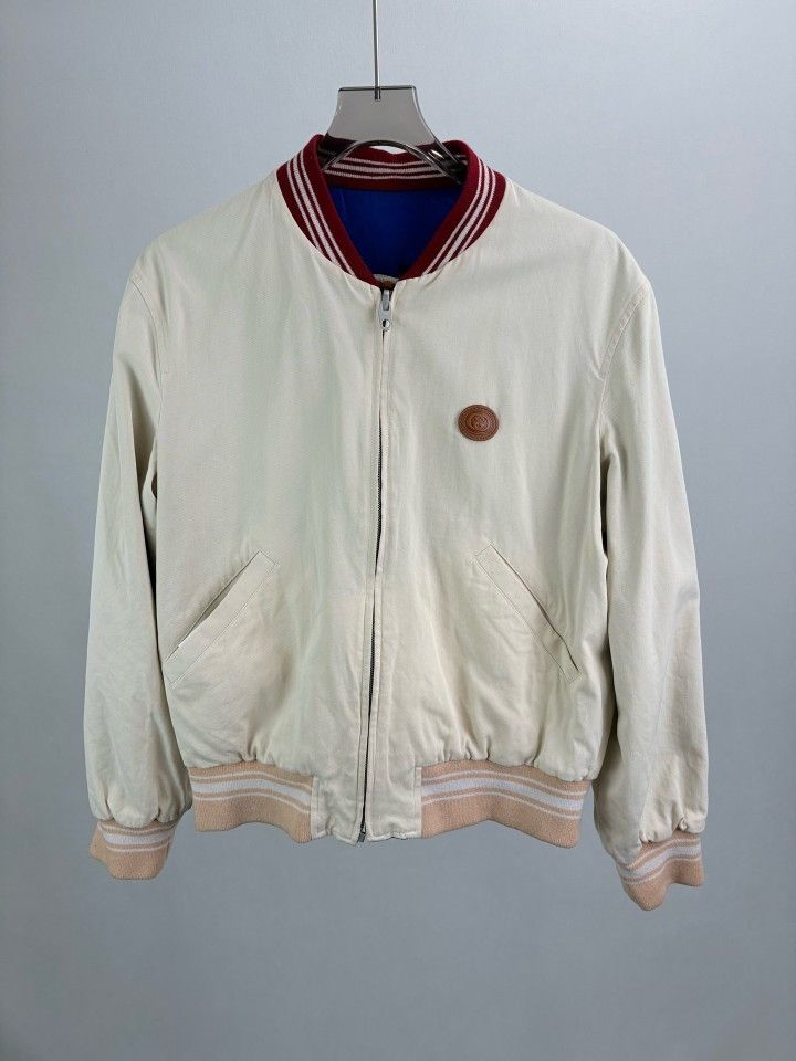 Gucci Gucci Tiger Embroidered Reversible Bomber Jacket Size 48 Size US M / EU 48-50 / 2 - 1 Thumbnail