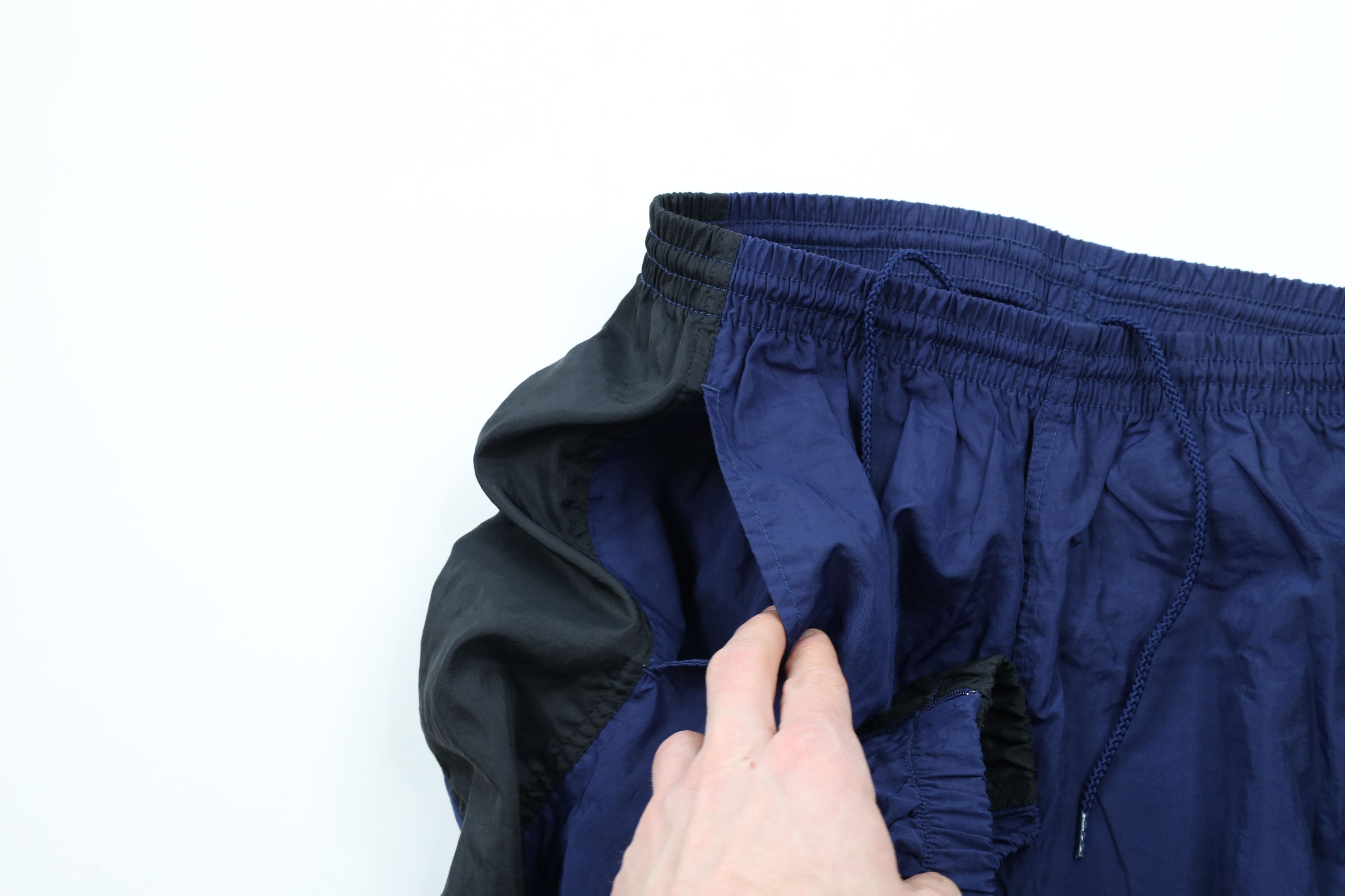 Nike × Vintage Vintage 90s Nike Block Letter Nylon Joggers Jogger Pants Size 34 - 6 Thumbnail