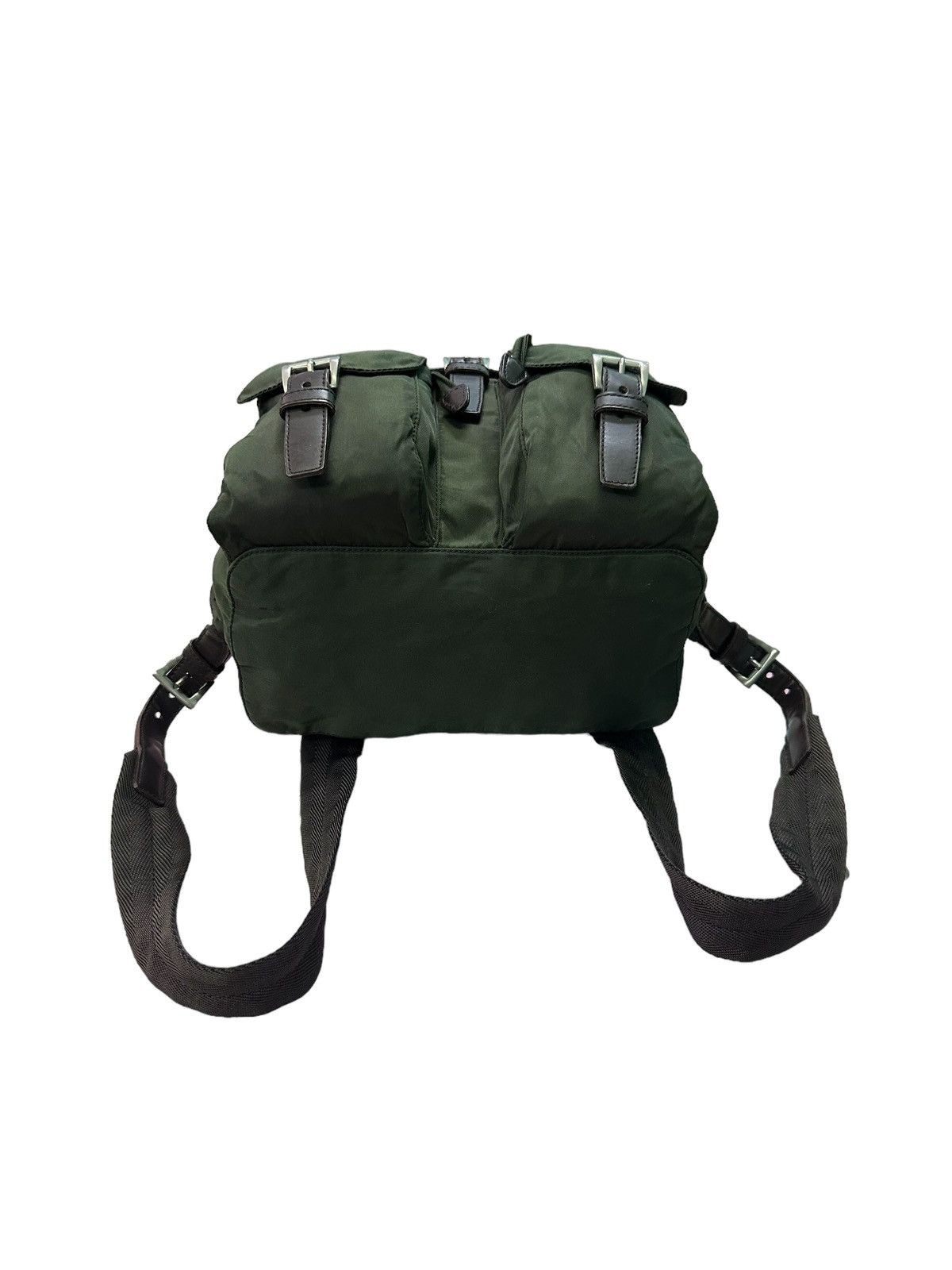 Prada AUTHENTIC VINTAGE PRADA MINI GREEN NYLON BACKPACK Size ONE SIZE - 8 Thumbnail