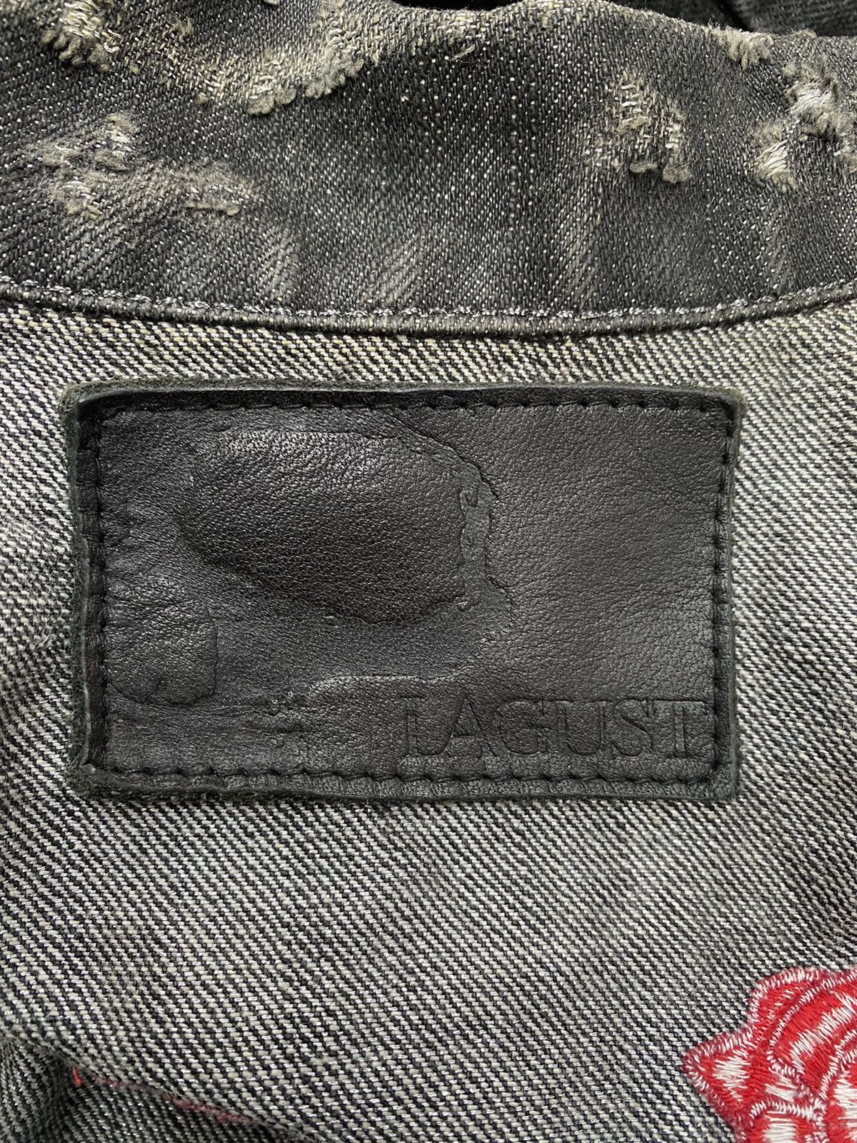 If Six Was Nine × Japanese Brand Lagust Distressed Metallic Denim Jacket Size S / US 4 / IT 40 - 15 Thumbnail