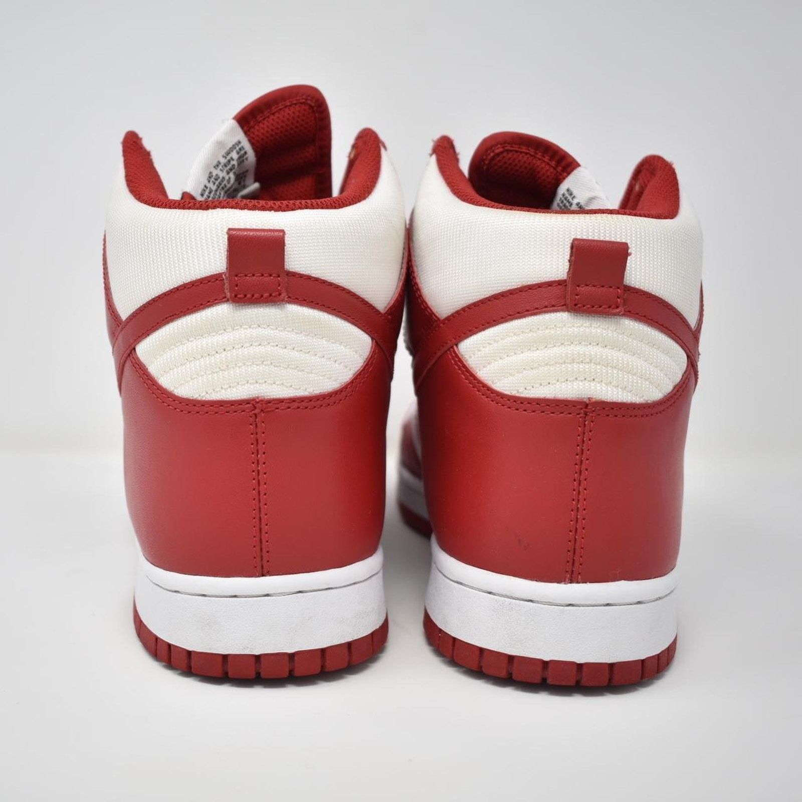 Nike 2010 Nike Dunk High “Varsity Red” Size US 12 / EU 45 - 4 Thumbnail