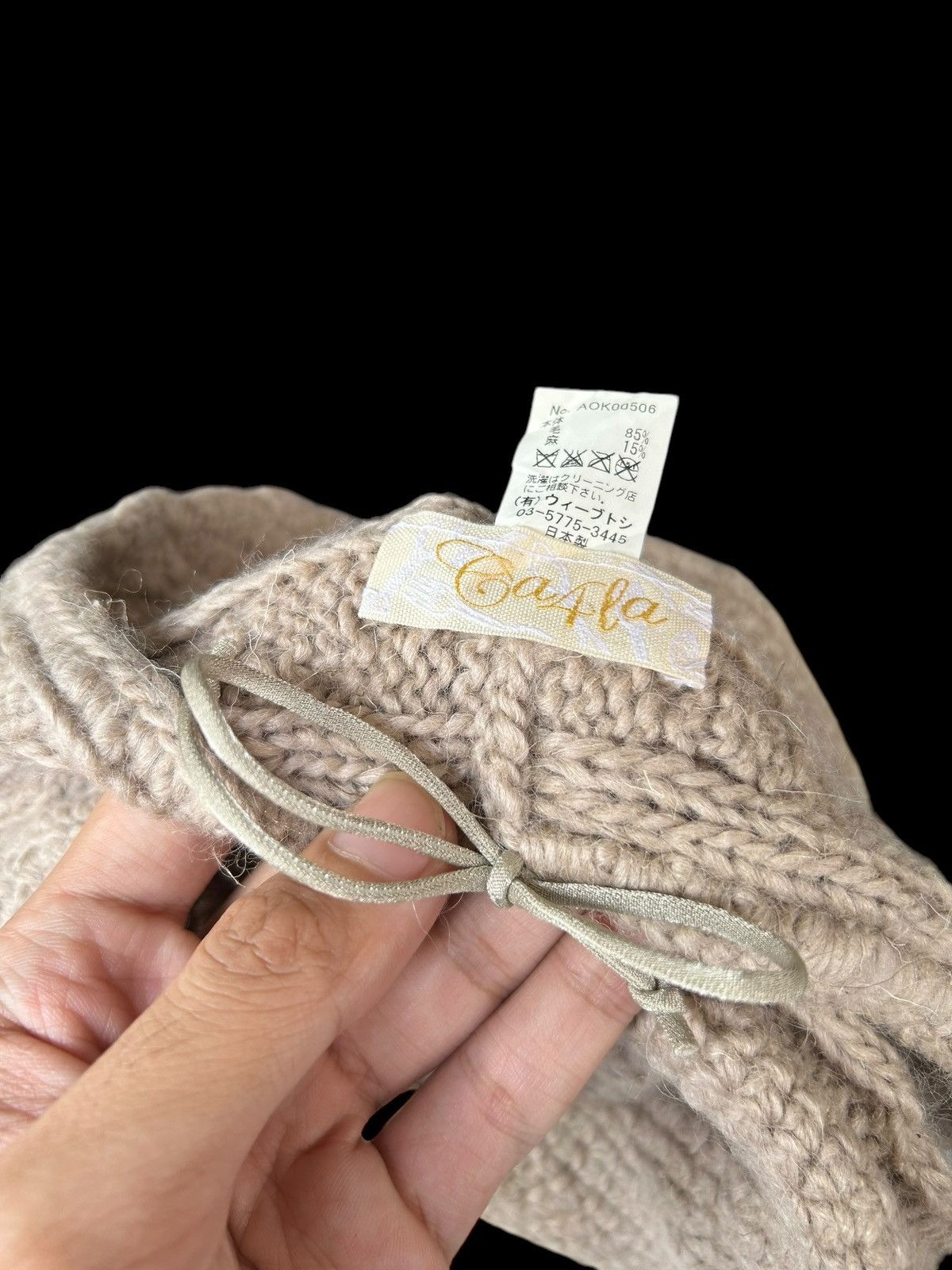 Japanese Brand × Kapital × Vintage CA4LA MADE IN JAPAN knitt Hats Size ONE SIZE - 6 Thumbnail