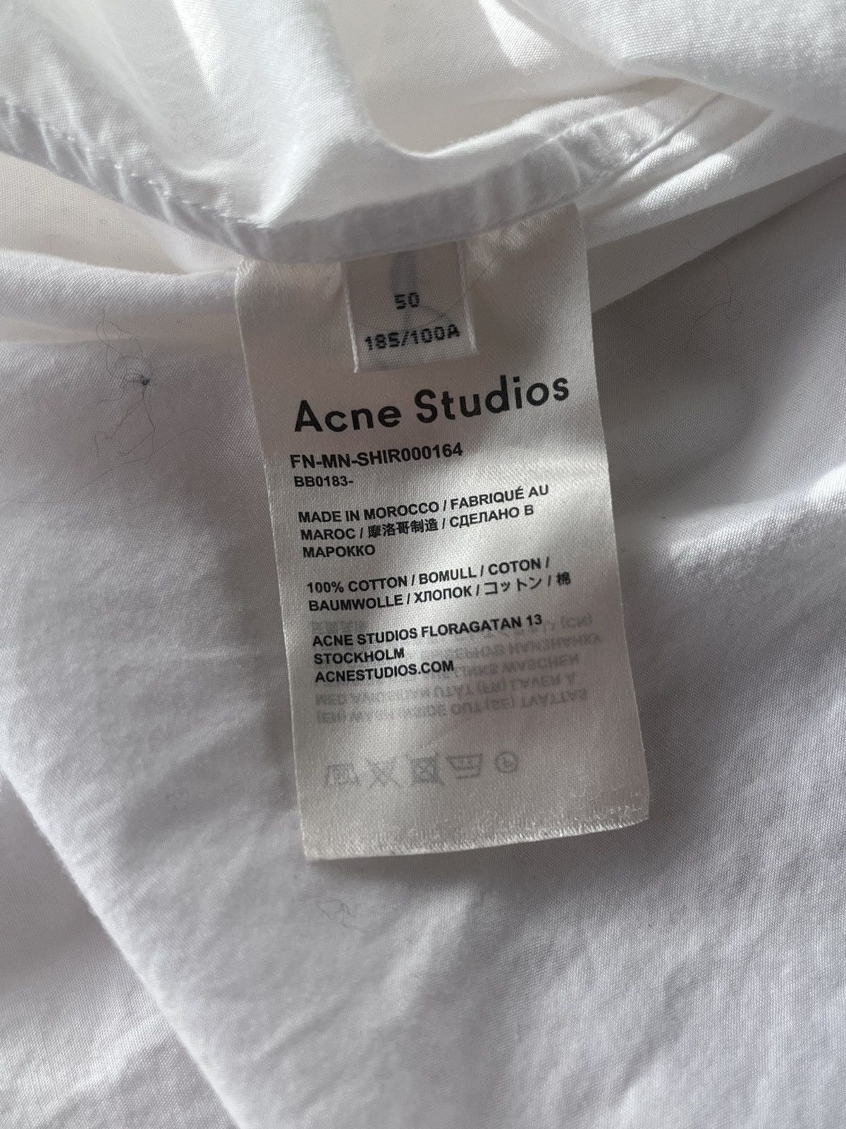 Acne Studios Acne Studios Shepton Soft Poplin shirt Size US M / EU 48-50 / 2 - 7 Thumbnail