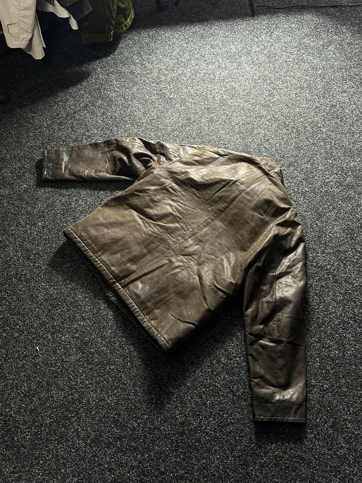 Timberland × Vintage 🚨Rare Vintage Timberland Brown Leather Jacket y2k old money Size US M / EU 48-50 / 2 - 6 Thumbnail