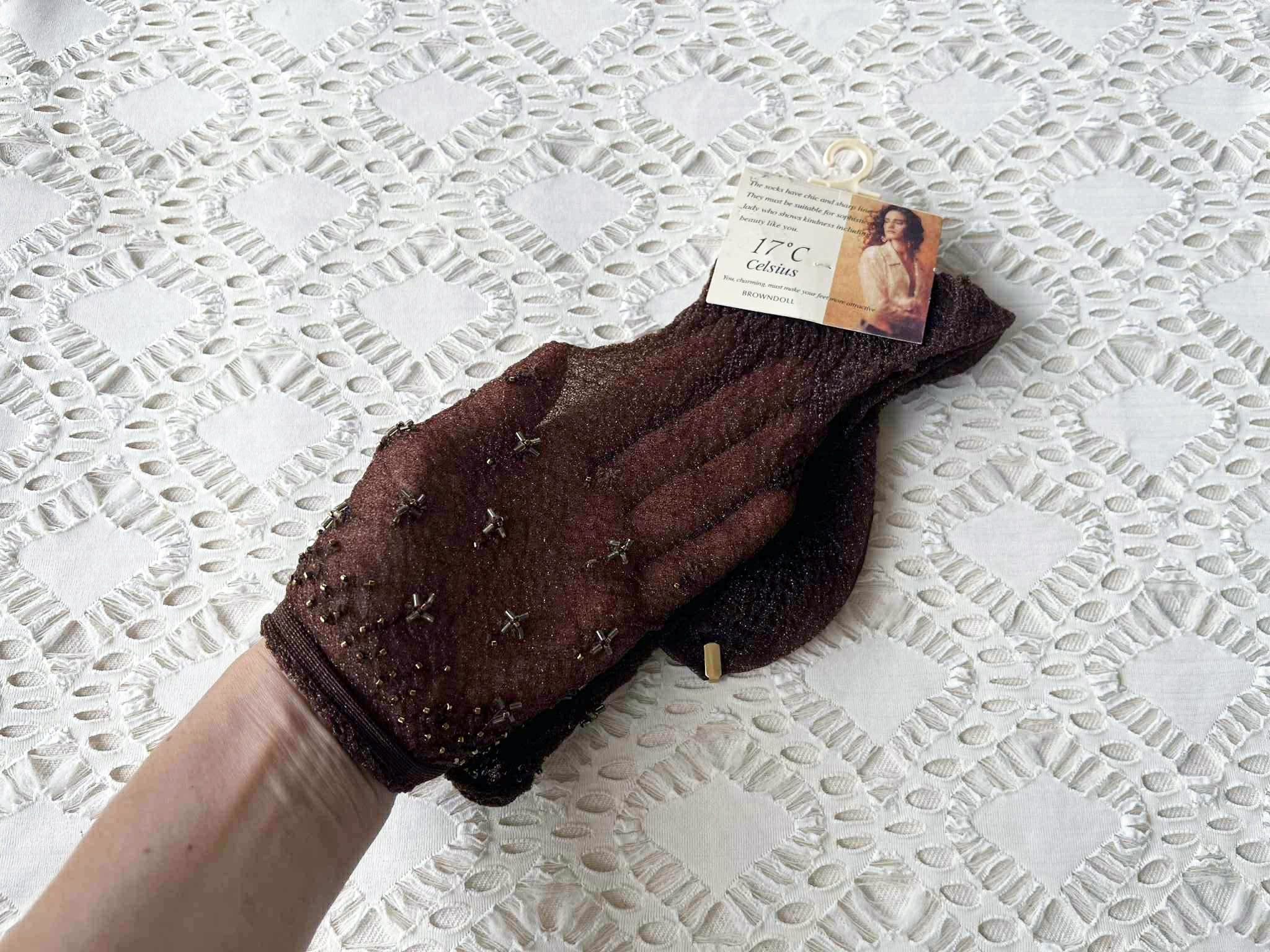 Vintage 80s Vintage Deadstock Women Nylon SOCKS, original package Size ONE SIZE - 9 Thumbnail