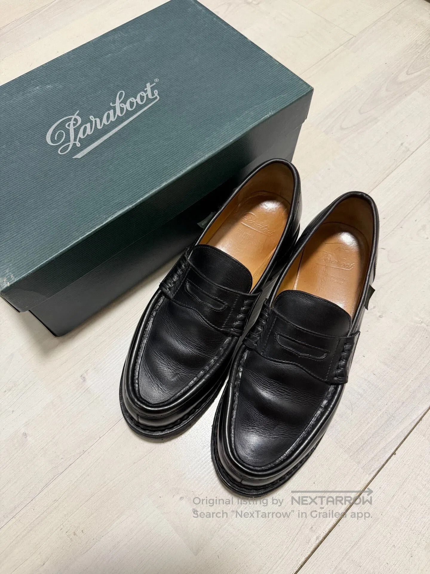 Paraboot Paraboot Reims Black Loafer Shoes. Size US 9.5 / EU 42-43 - 1 Thumbnail