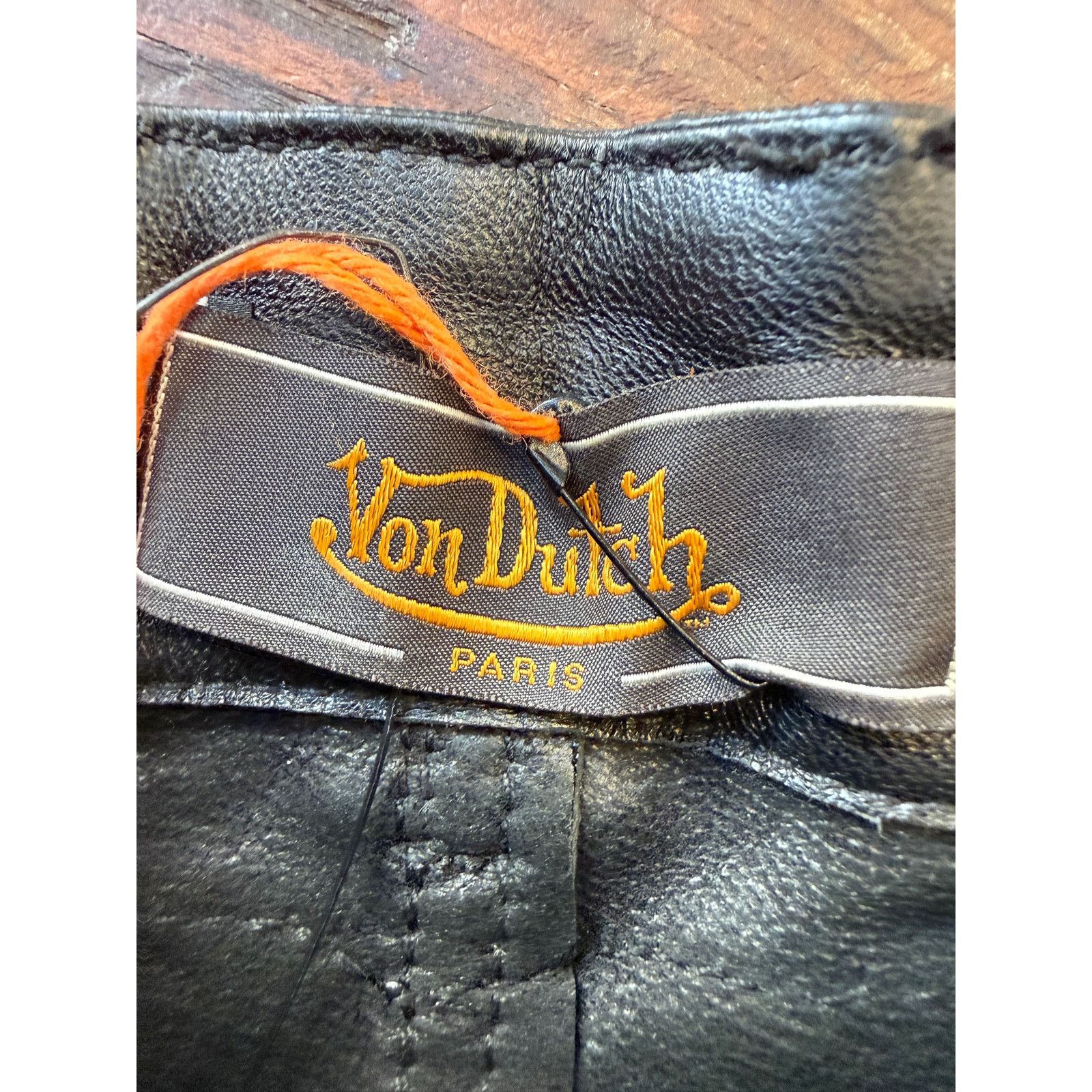 Von Dutch Von Dutch Leather Shorts Size 28" / US 6 / IT 42 - 3 Thumbnail