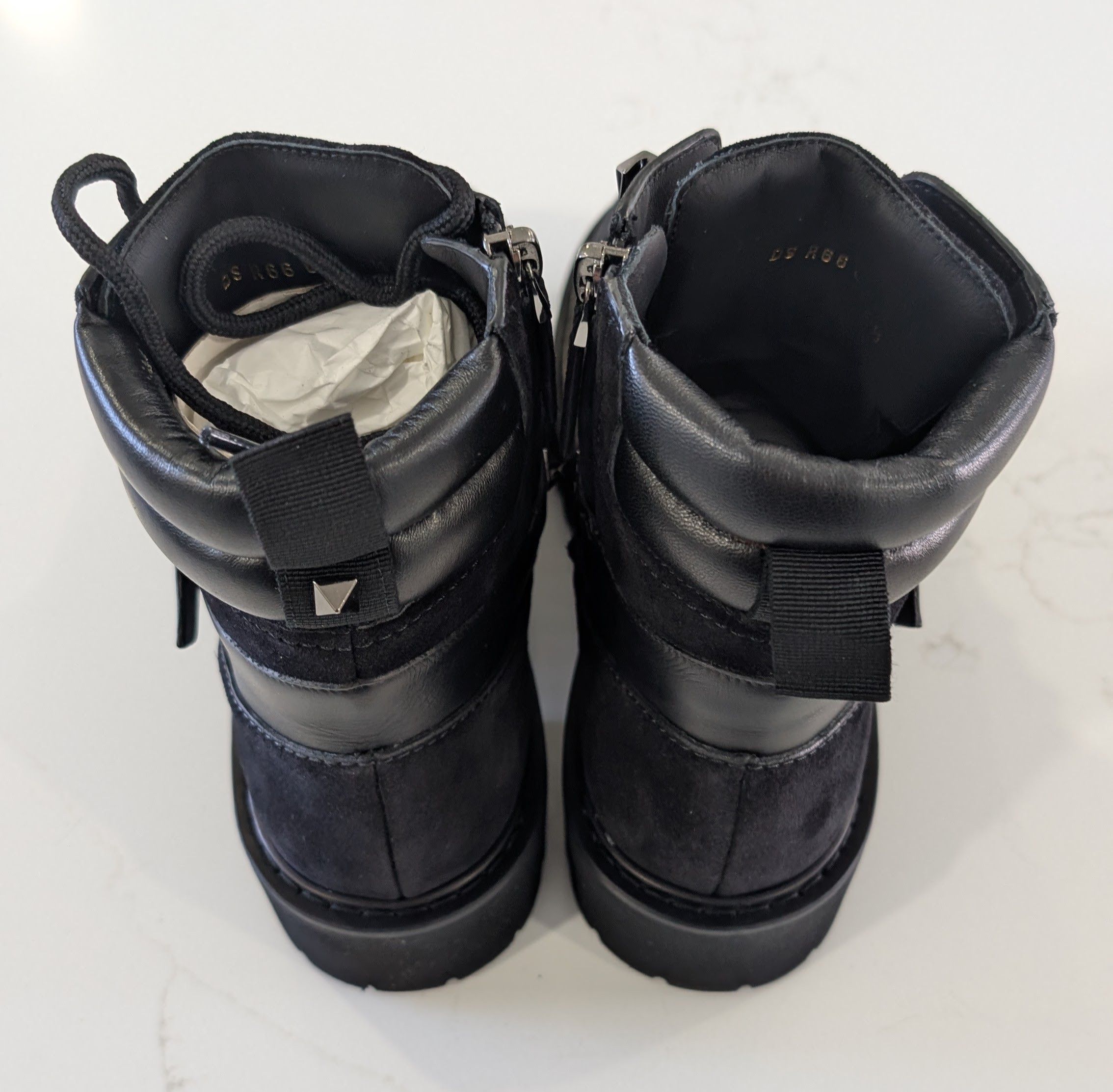 Valentino Valentino Garavani Rockstud Suede Combat Boots EU 36.5 Size US 6.5 / IT 36.5 - 8 Thumbnail