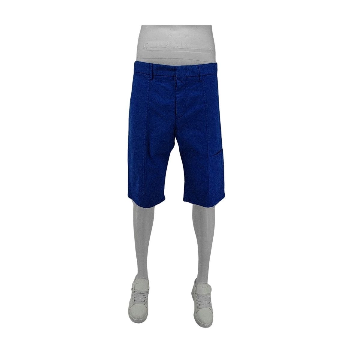 Z Zegna Z Zegna Blue Cotton Shorts Size 36 Size US 36 / EU 52 - 1 Thumbnail