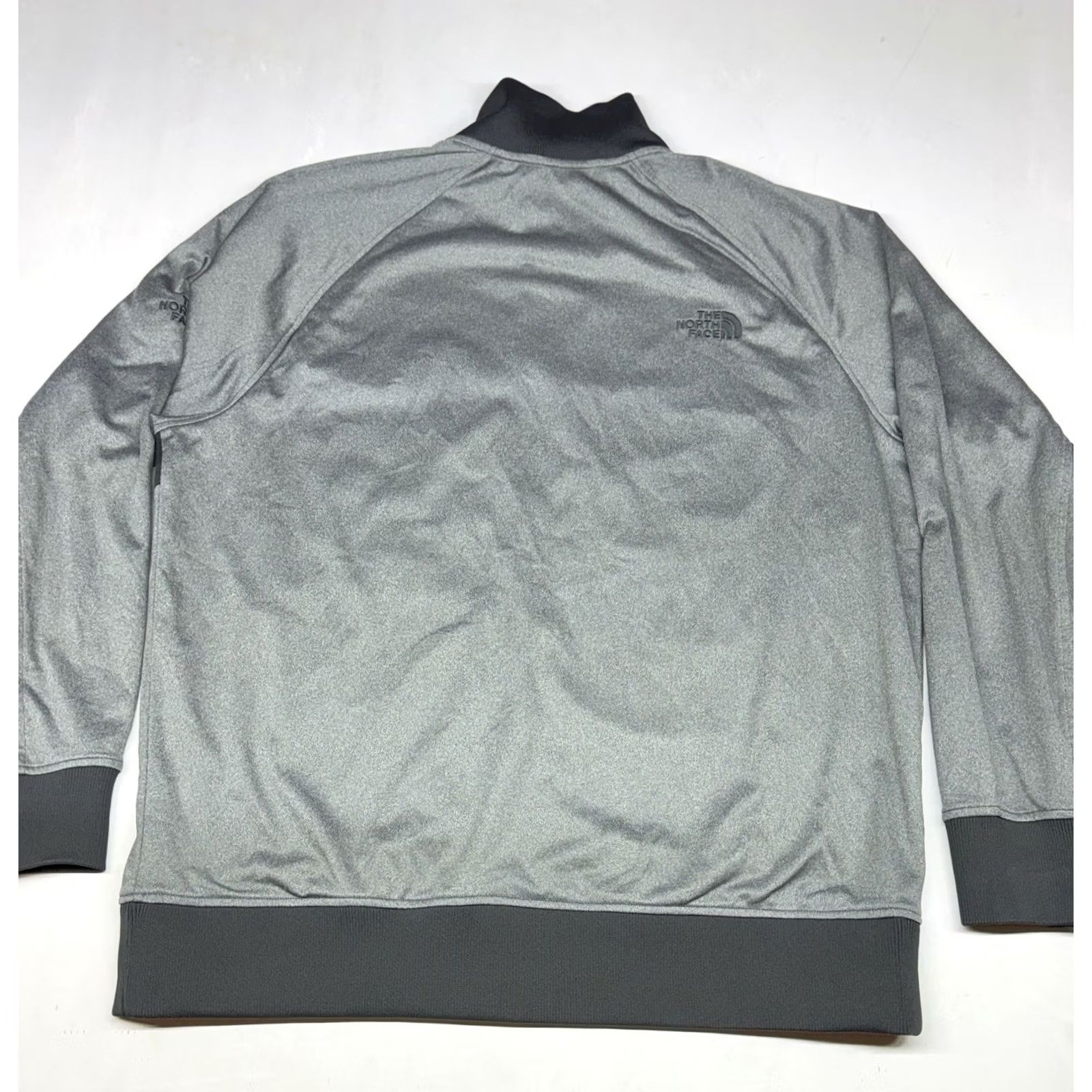 The North Face VINTAGE The North Face Track Jacket Tech Fleece Gray Full Zip Pockets Mens XL Cazadores Size US XL / EU 56 / 4 - 7 Thumbnail