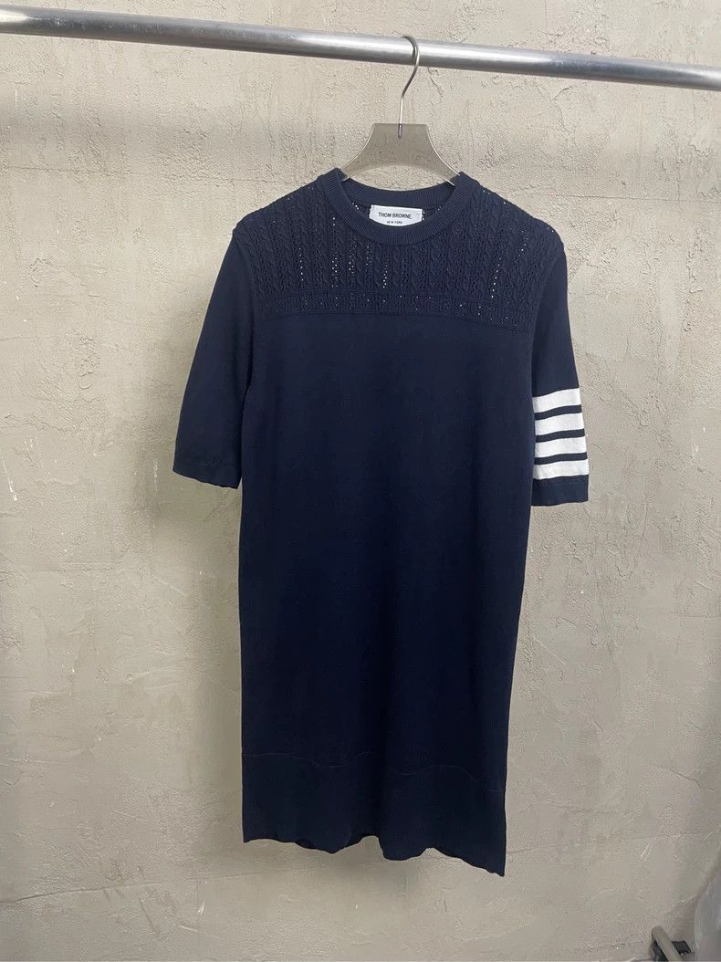 Thom Browne Thom Browne Dark blue show puppy series long knitted short Size XS / US 0-2 / IT 36-38 - 1 Thumbnail