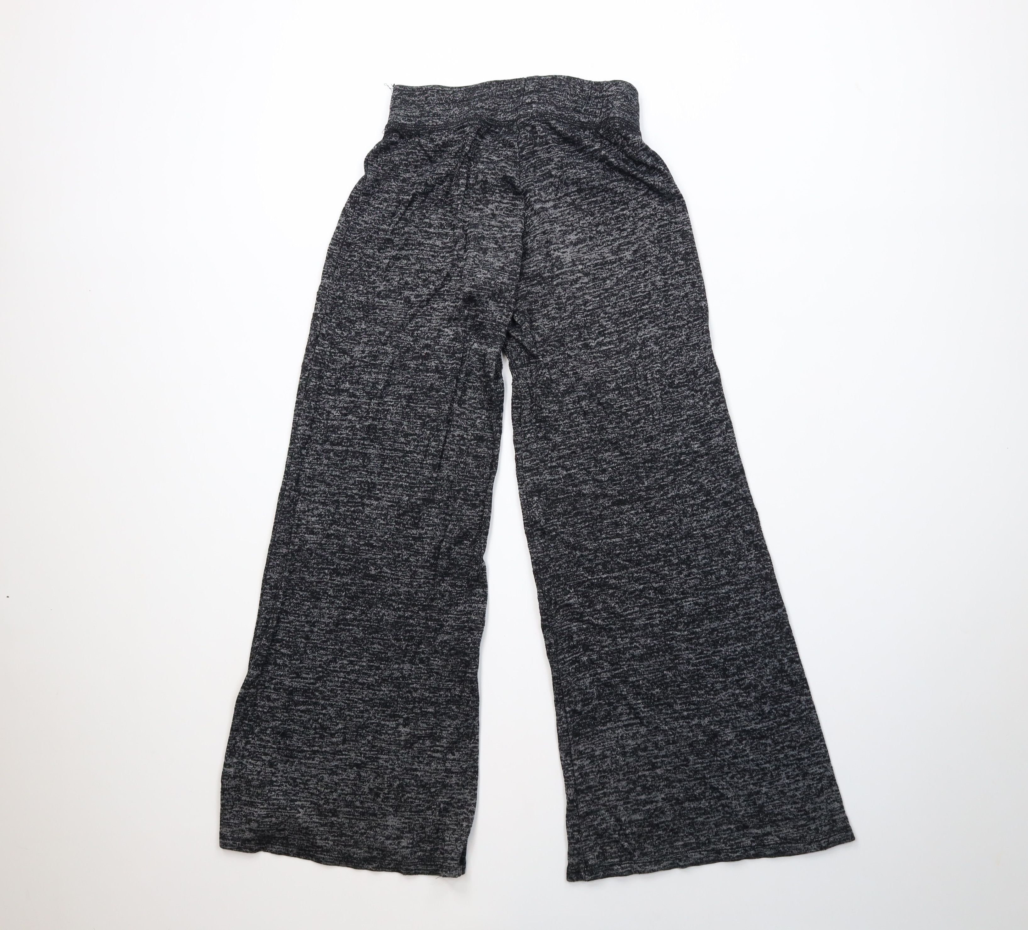 Vintage Vintage Y2K Streetwear Knit Wide Leg Sweatpants Pants USA Size 26" / US 2 / IT 38 - 8 Thumbnail