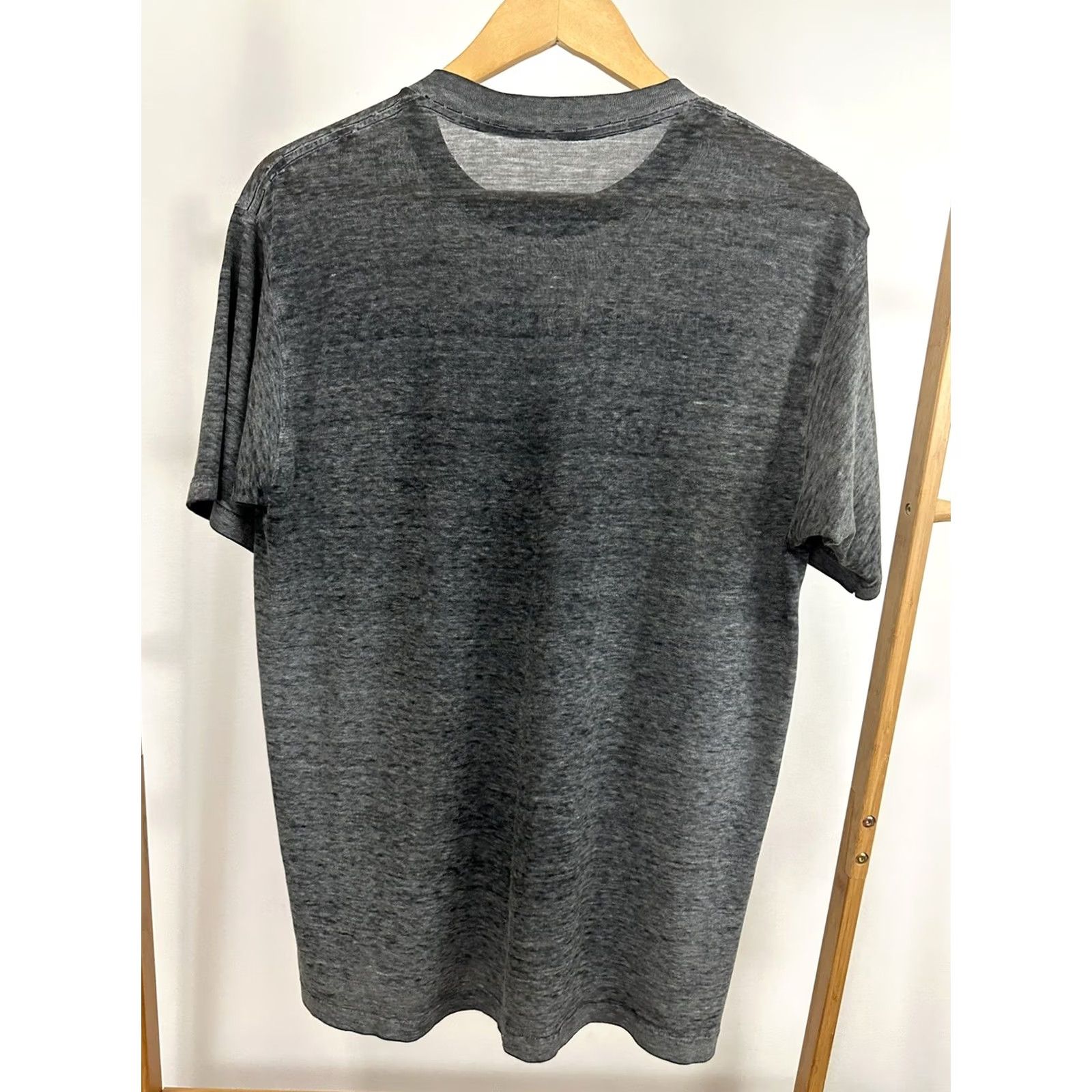 Twins VTG 80s He Who Dies With Most Toys WINS Burnout Paper Thin Worn Faded T-Shirt L Mens Black Size US L / EU 52-54 / 3 - 7 Thumbnail