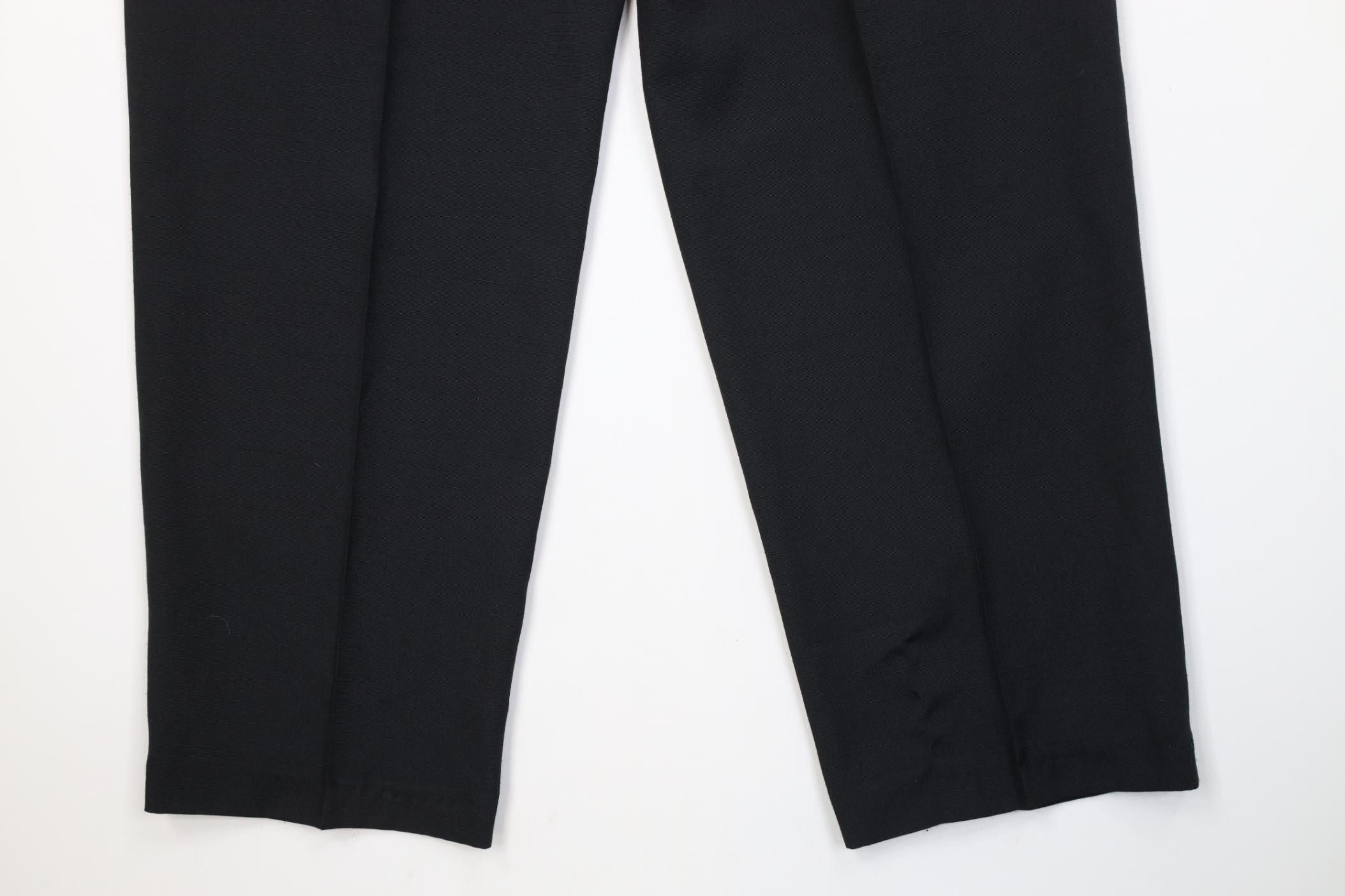 Vintage Vintage 90s Hollywood Regency Gabardine High Waisted Pants Size US 30 / EU 46 - 15 Thumbnail