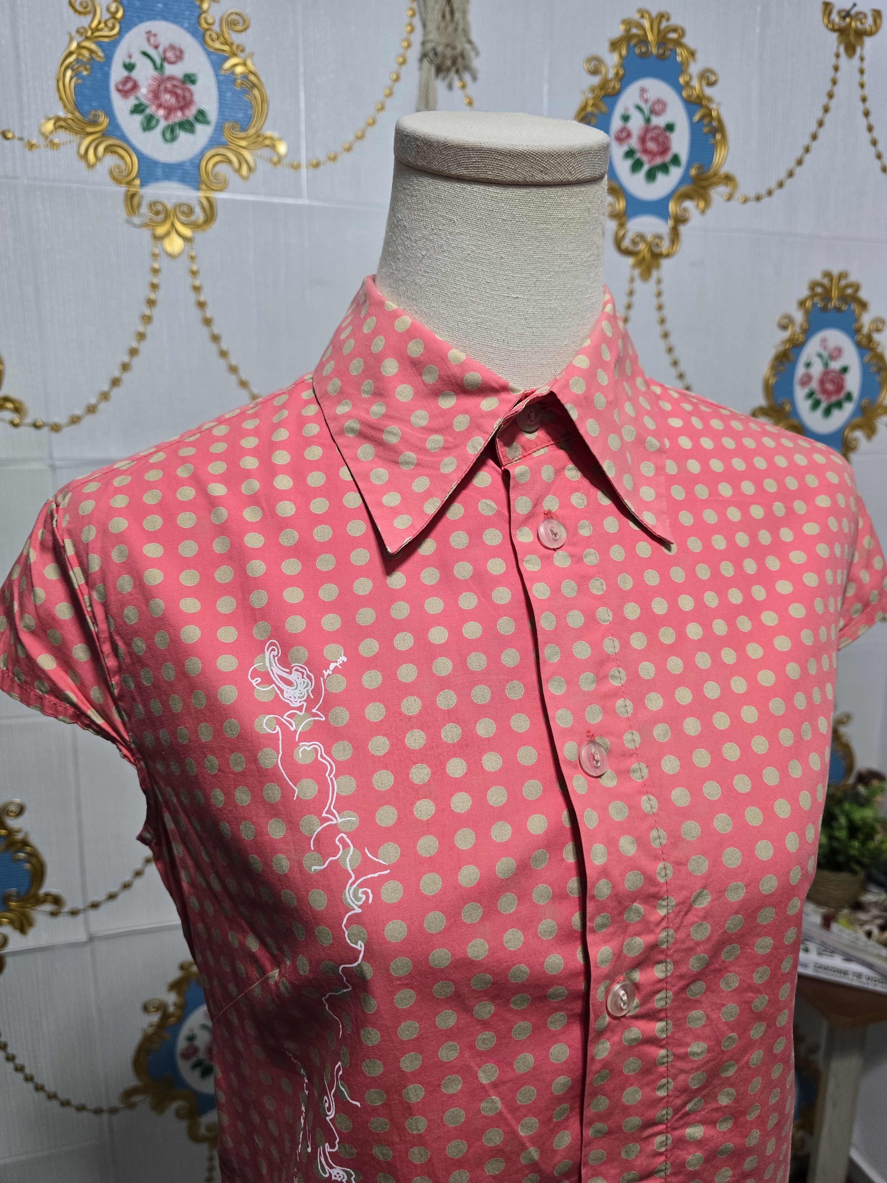 Diesel Diesel polka dot sleeveless top ,size Large Size L / US 10 / IT 46 - 2 Thumbnail