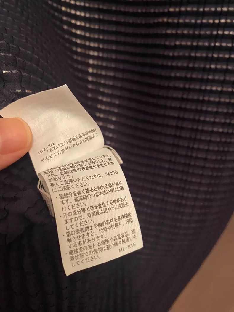 Other Issey Miyake size:2 Dark blue one-shoulder short-sleeved s Size M / US 6-8 / IT 42-44 - 4 Thumbnail