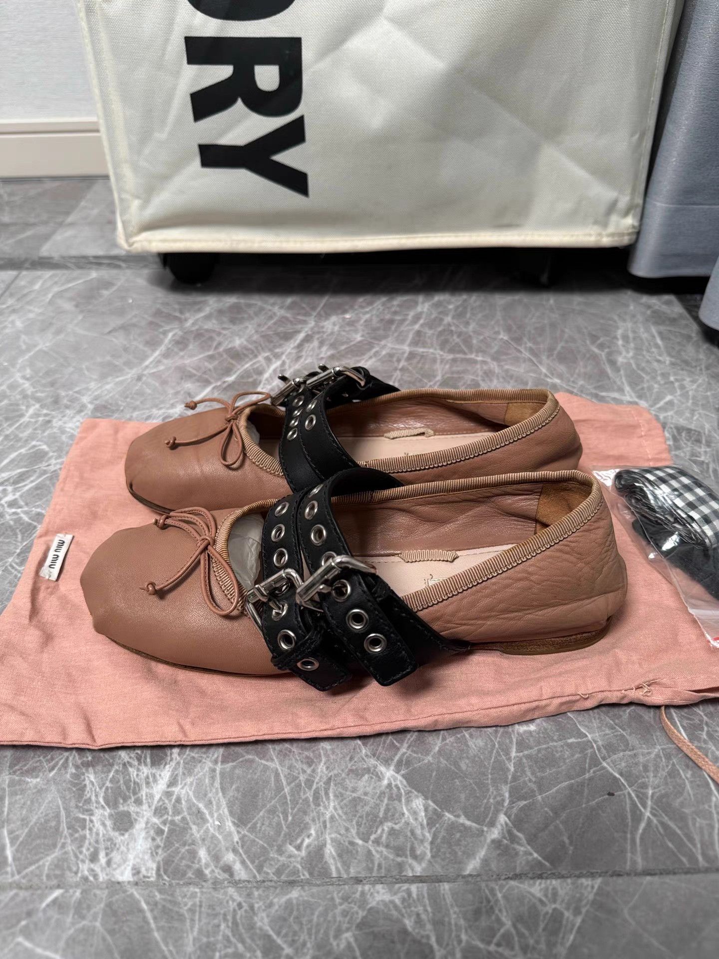 Miu Miu MiuMiu Ballet Flats K6 Size US 6 / IT 36 - 1 Thumbnail