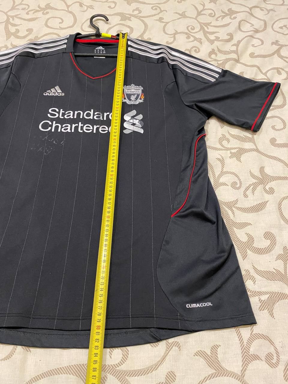 Adidas Adidas Liverpool FC Pinstripe “Standard Chartered” Jersey Size US XL / EU 56 / 4 - 6 Thumbnail