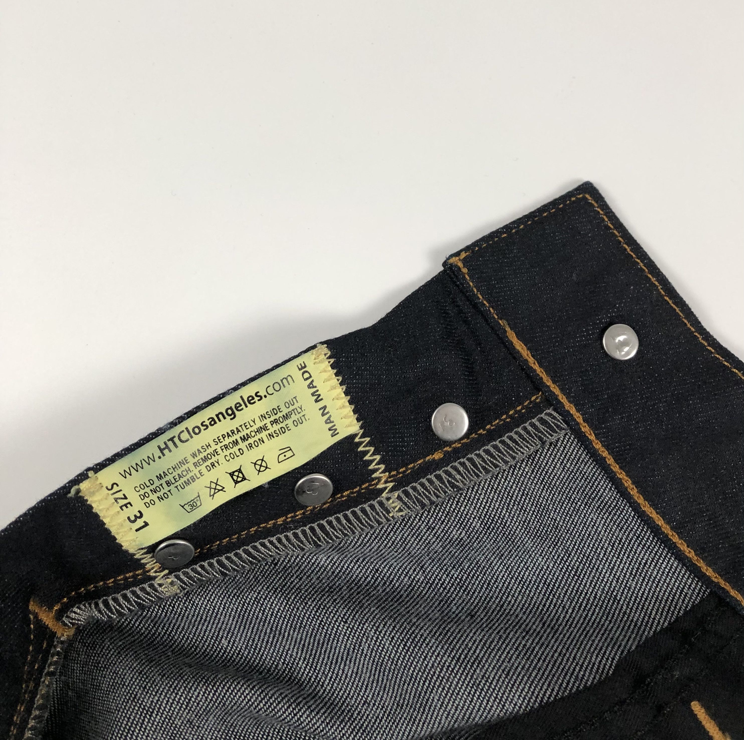 Hollywood Trading Company HTC Los Angeles Hollywood Trading Company Candiani Denim Size US 31 - 9 Thumbnail