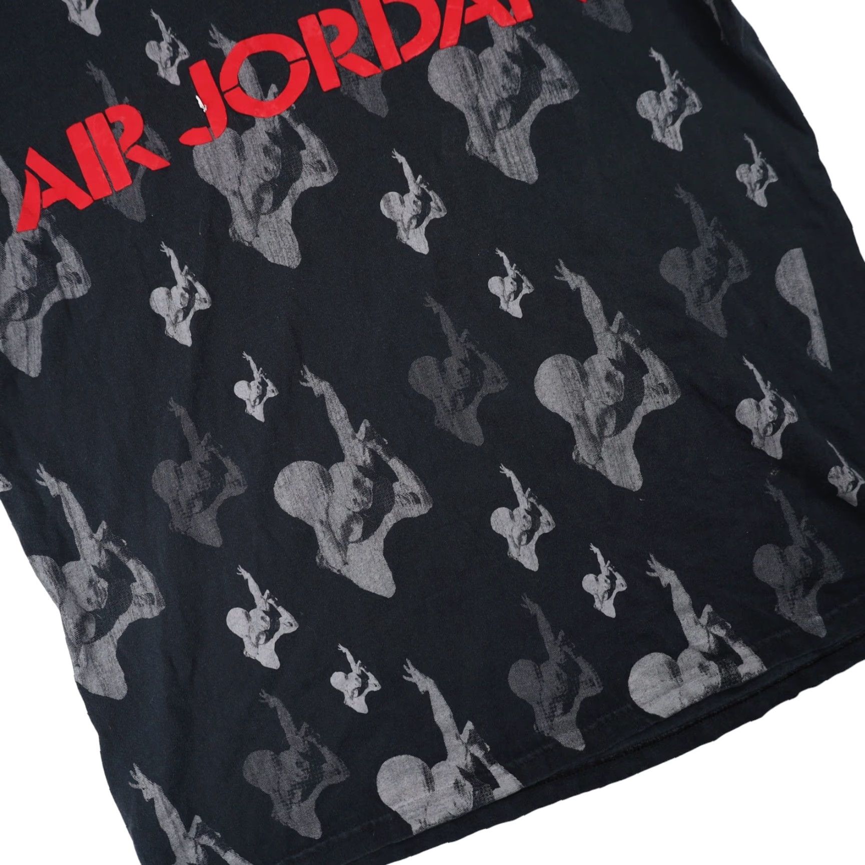 Nike VINTAGE Nike Air Jordan T Shirt Mens Medium Black Allover Print Graphic Shirt 90s Size US M / EU 48-50 / 2 - 3 Thumbnail