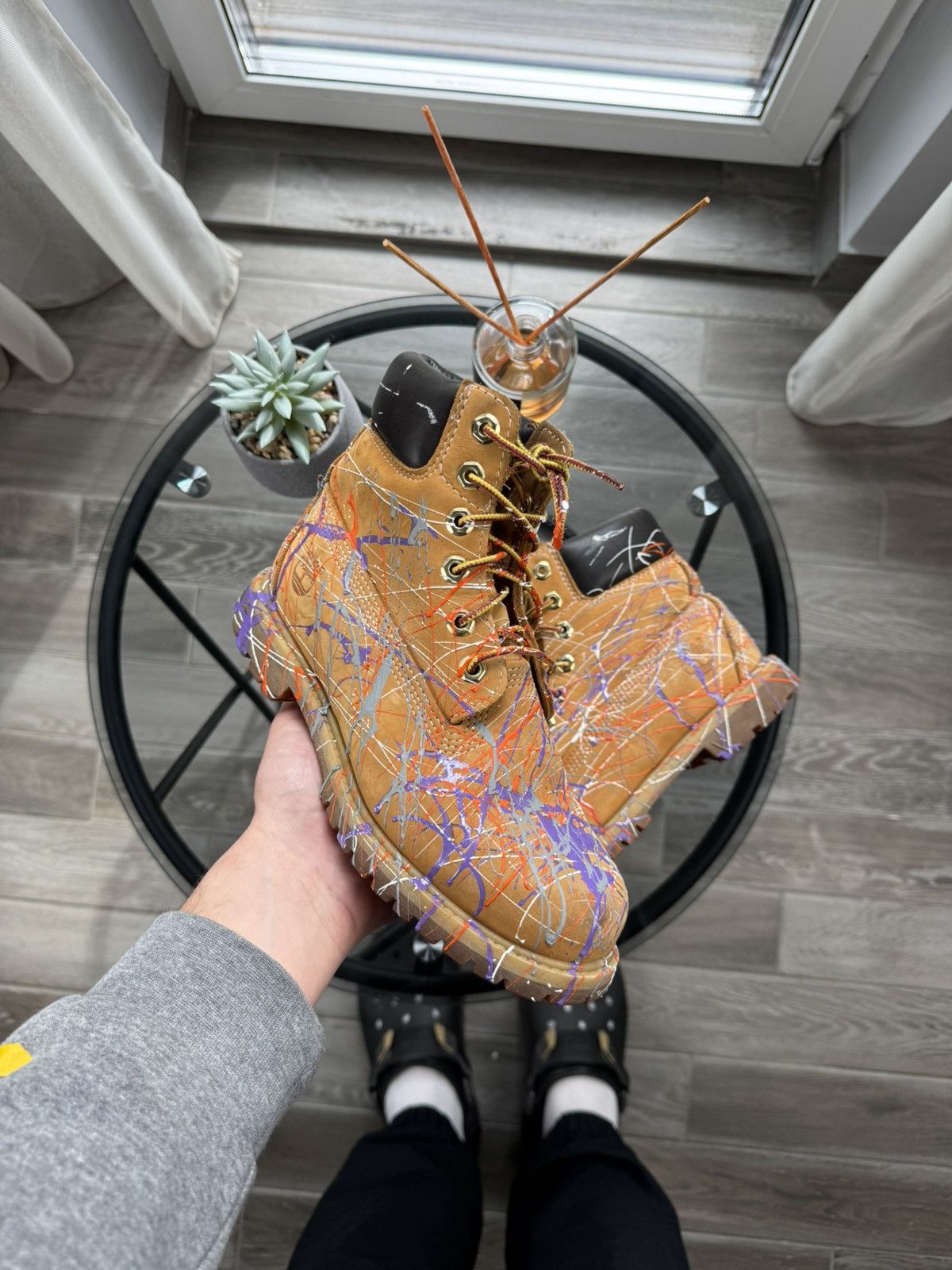 Timberland Hype Timberland Gallery Dept. Style Custom Boots Size US 7 / IT 37 - 3 Thumbnail