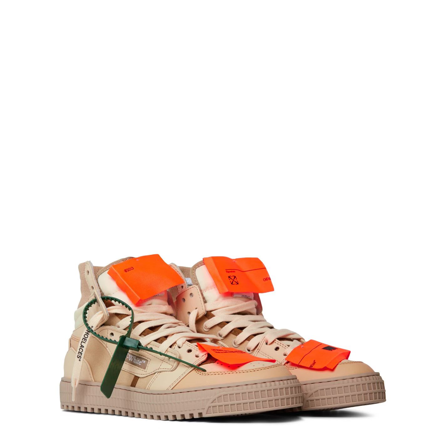 Off-White o1g2r1mq1224 Hi-Top Sneakers in Multicolor Size US 10 / IT 40 - 3 Thumbnail