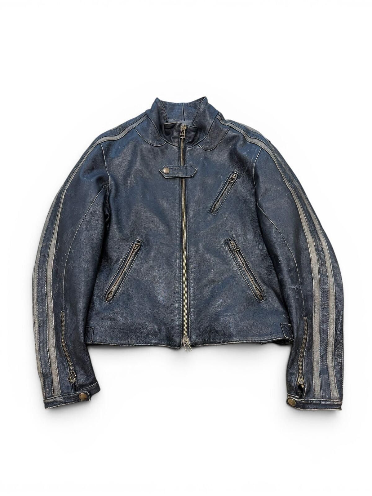 Other Black Rain Sex Drugs Rock & Roll Leather Jacket Size Large Size L / US 10 / IT 46 - 1 Thumbnail
