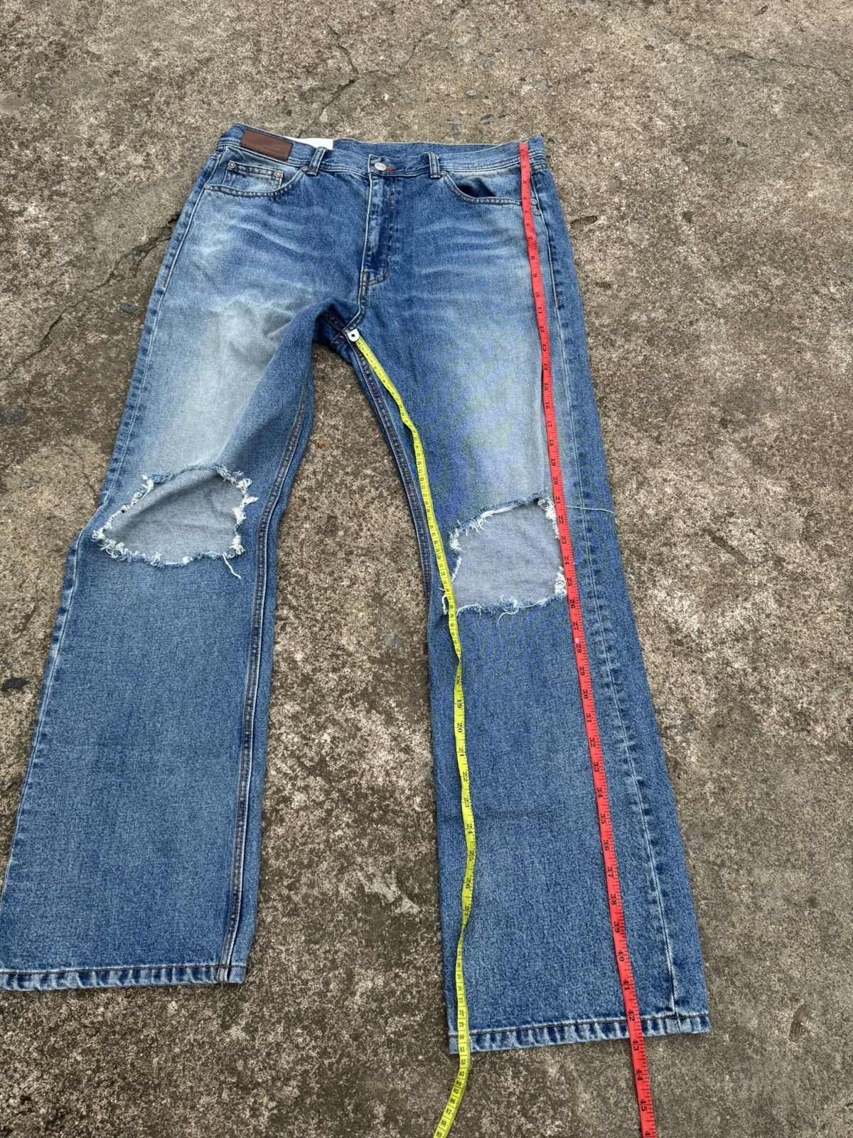 Andersson Bell Andersson Bell Destroyed Boots Cut Wide Jeans Jw Size US 34 / EU 50 - 8 Thumbnail